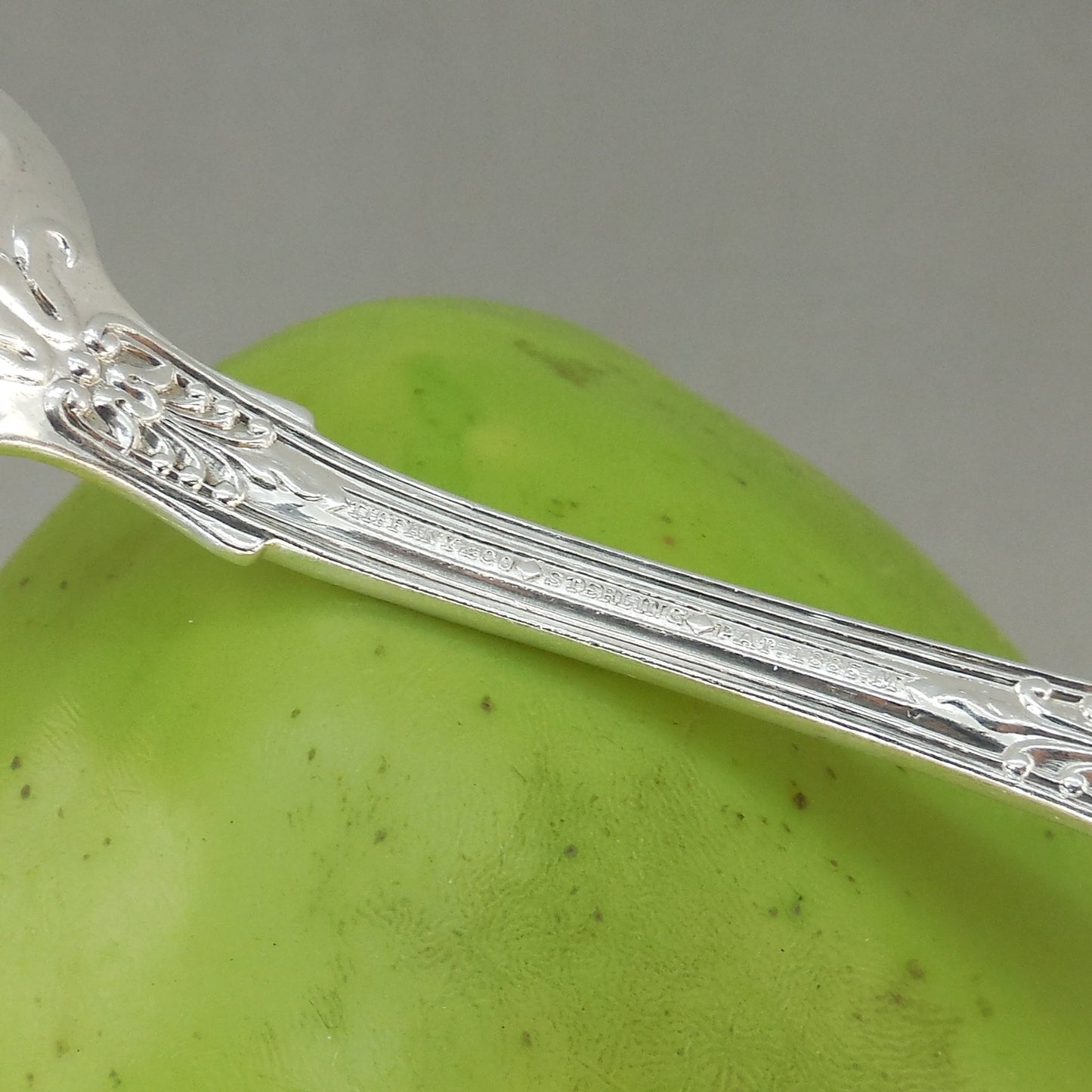Tiffany & Co English King Sterling Silver Teaspoon 5-3/4" Mono M Signed