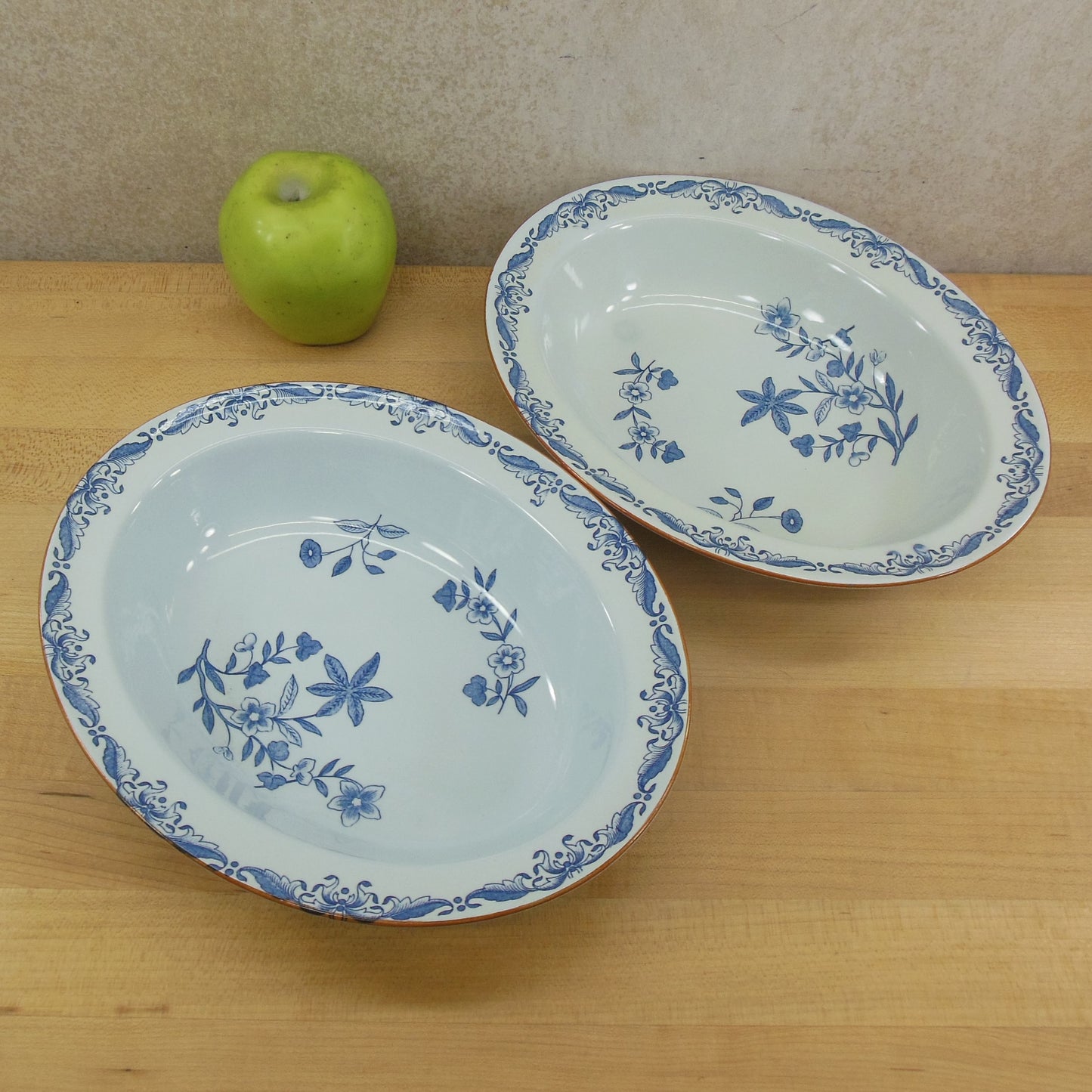 Rorstrand Sweden Ostindia East Indies Dinnerware - 2 Oval Vegetable Bowls