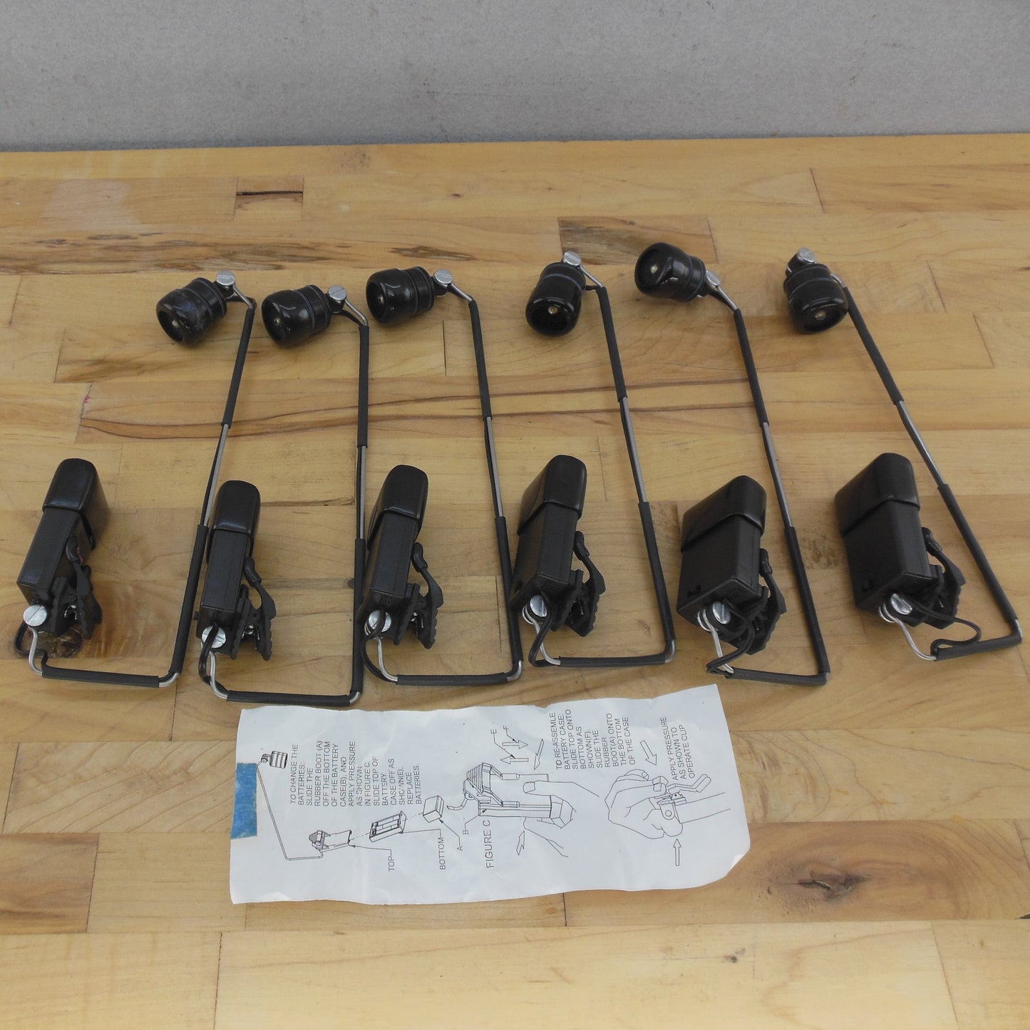 Wenger 6 Lot LED Music Stand Maestro Clip Lights Stage Orchestra