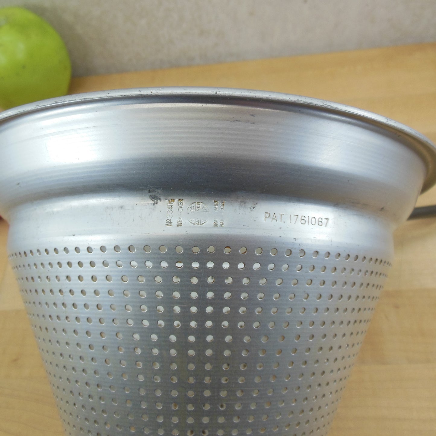 Wear Ever USA No. 3341 1/2 Canning Sieve Food Mill Press - Cone Part Used 8"