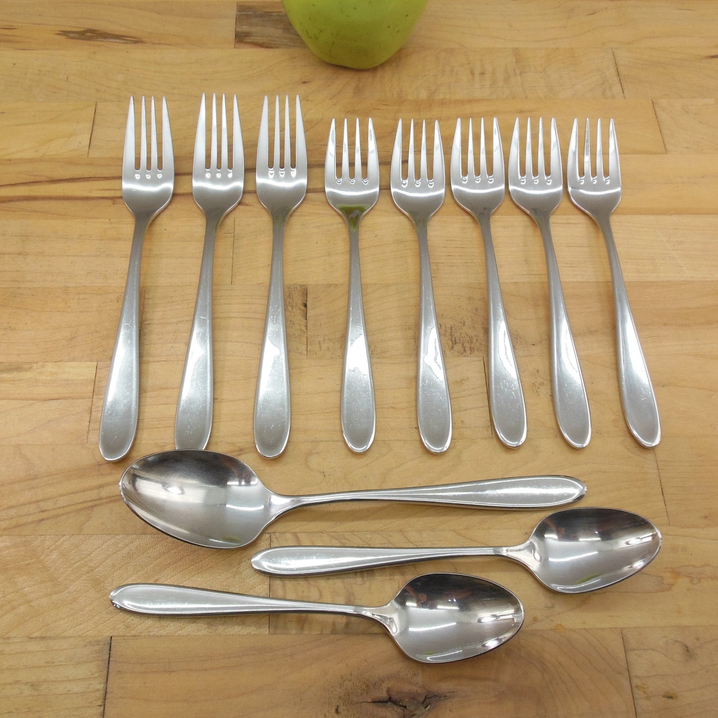 WMF Artisan Korea Cromargan Stainless Flatware 11 Lot Teaspoon Dinner Salad Fork