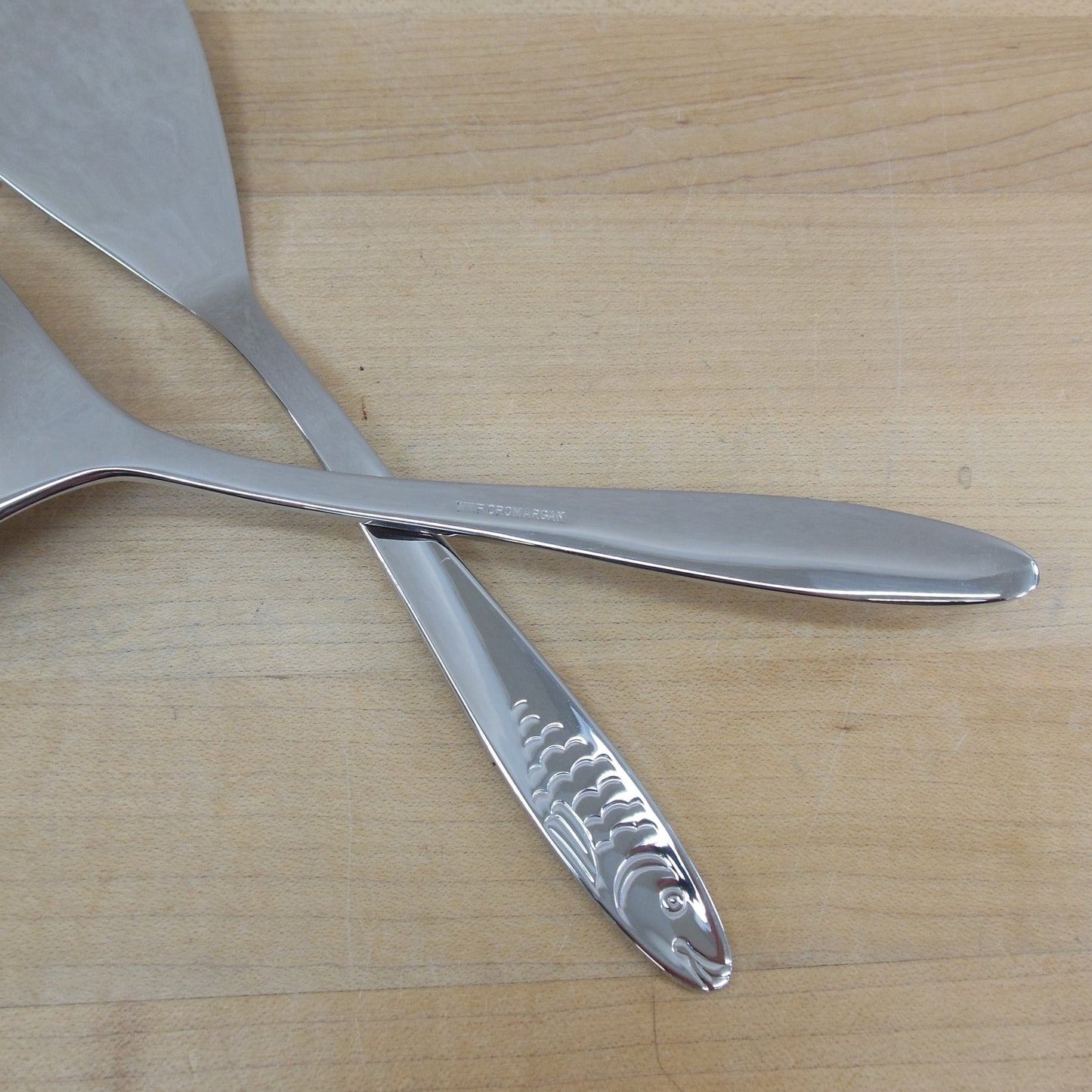 WMF Cromargan Stainless Fish Servers Fischbestecke used