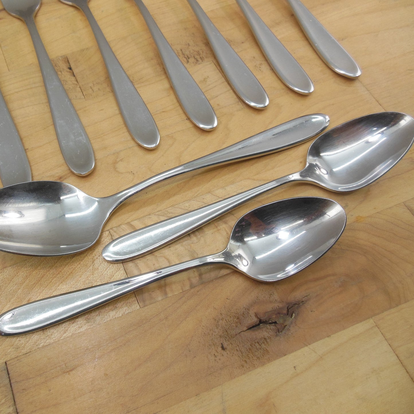 WMF Artisan Korea Cromargan Stainless Flatware 11 Lot Teaspoon Dinner Salad Fork Place spoon