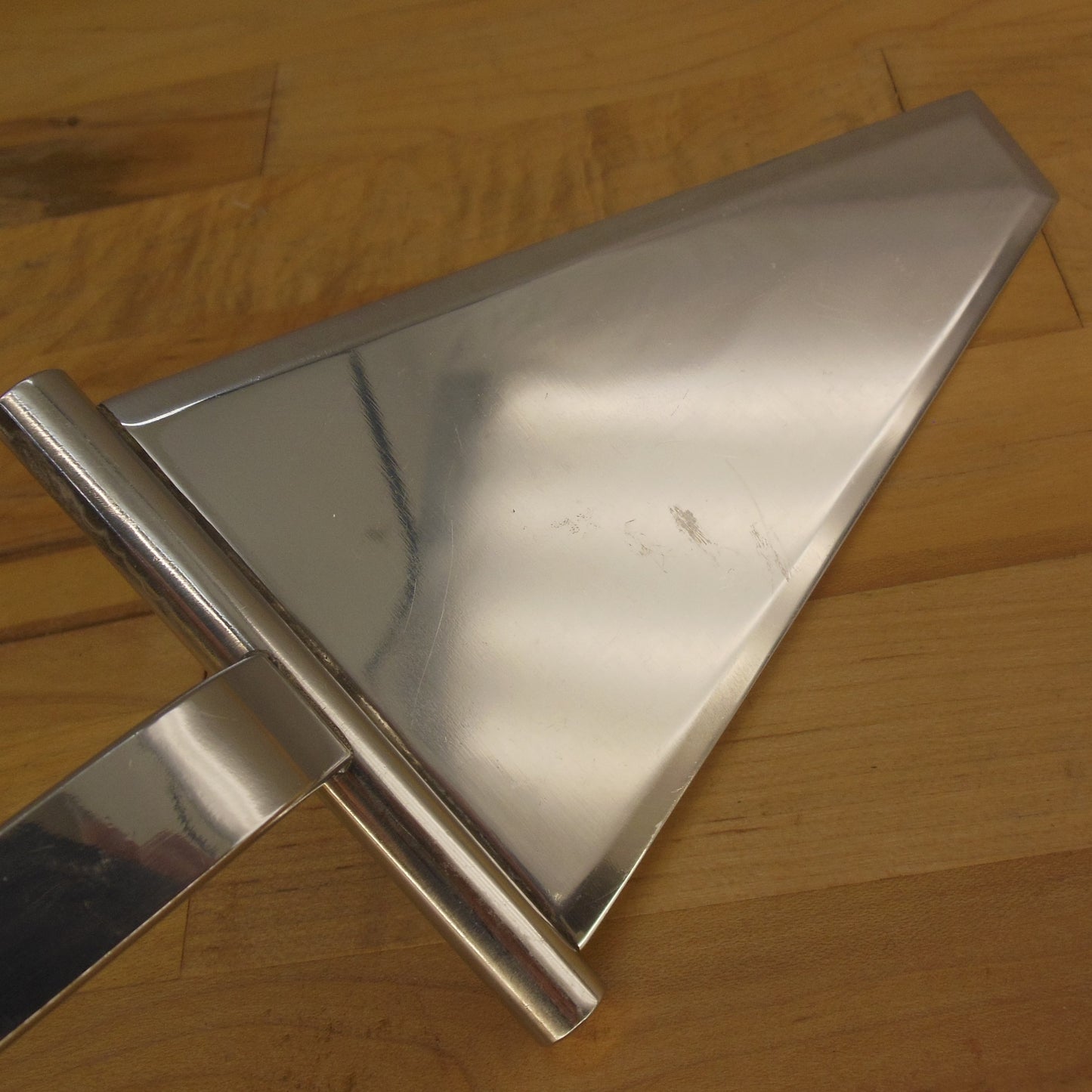 Swid Powell Ettore Sottsass Reed Barton Stainless Cake Server 1980's Used