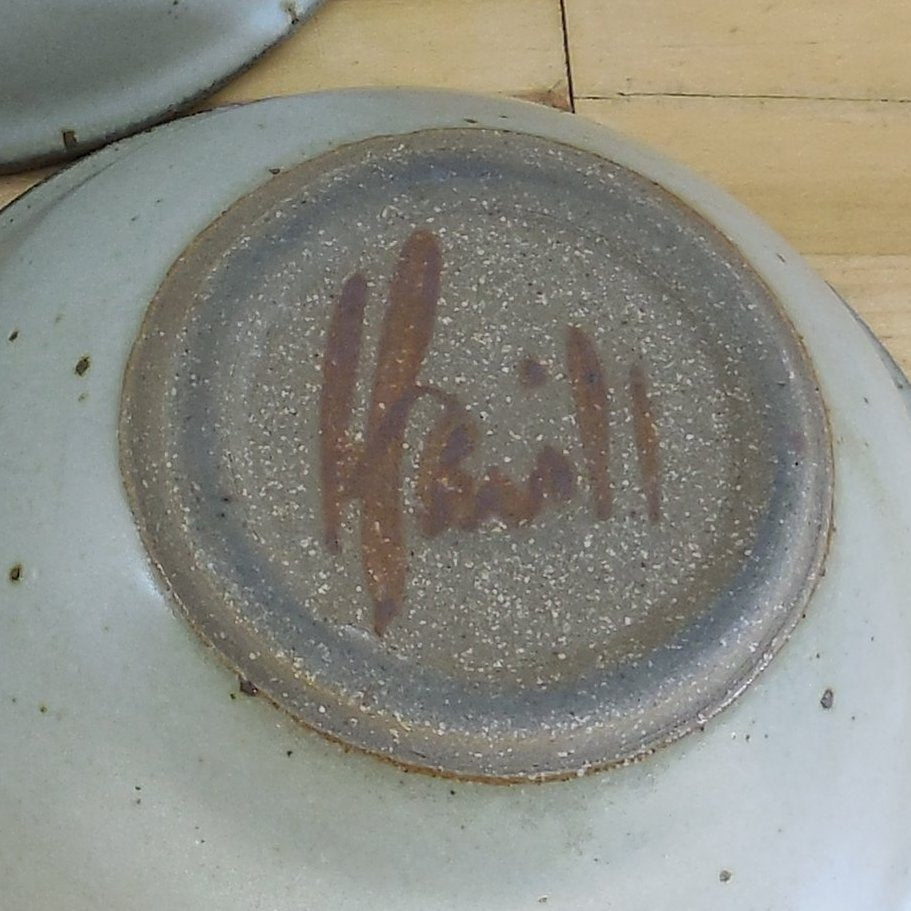 Havill Pottery NY 3 Set Small Fruit Berry Bowls Grape Bunches 5" Signed