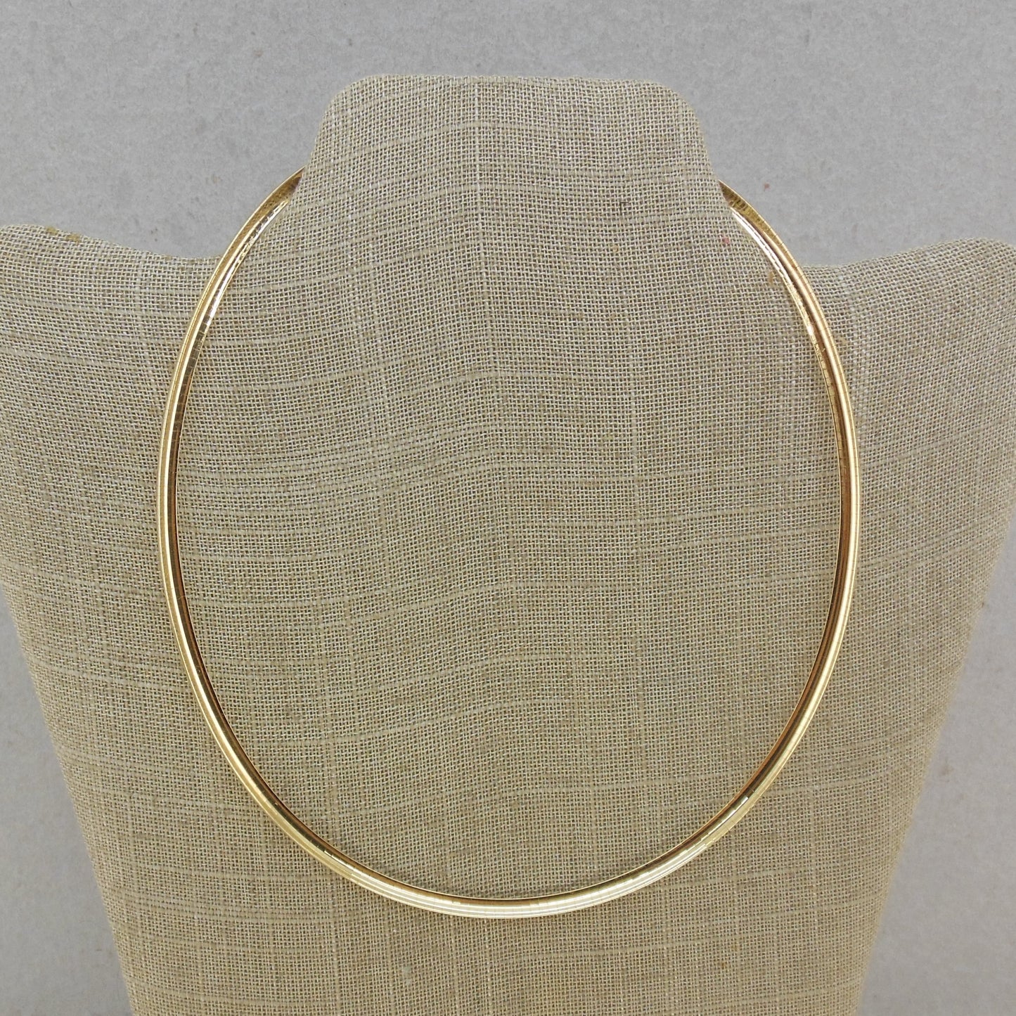 Kitsinian Italy 14K Yellow Gold 18" Omega Necklace 29.4 Grams EUC Vintage