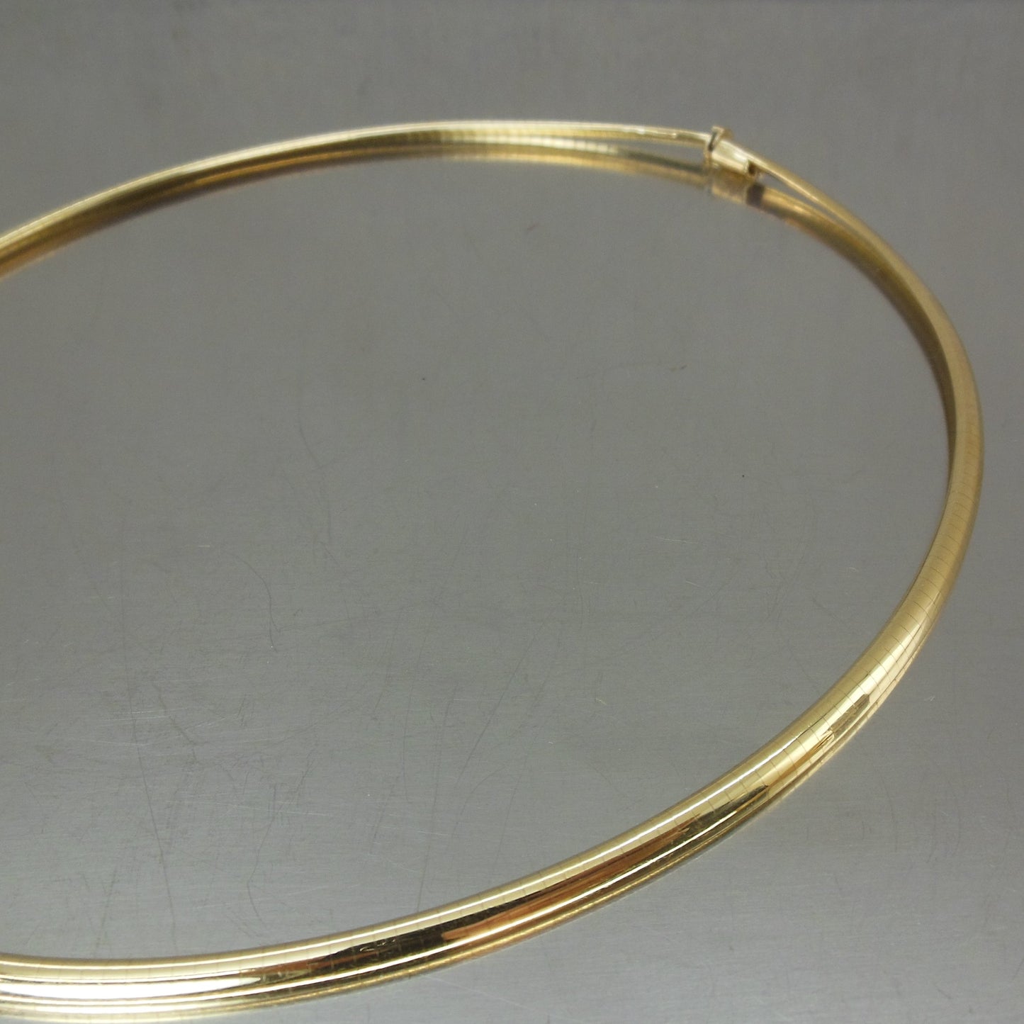 Kitsinian Italy 14K Yellow Gold 18" Omega Necklace 29.4 Grams EUC Signed