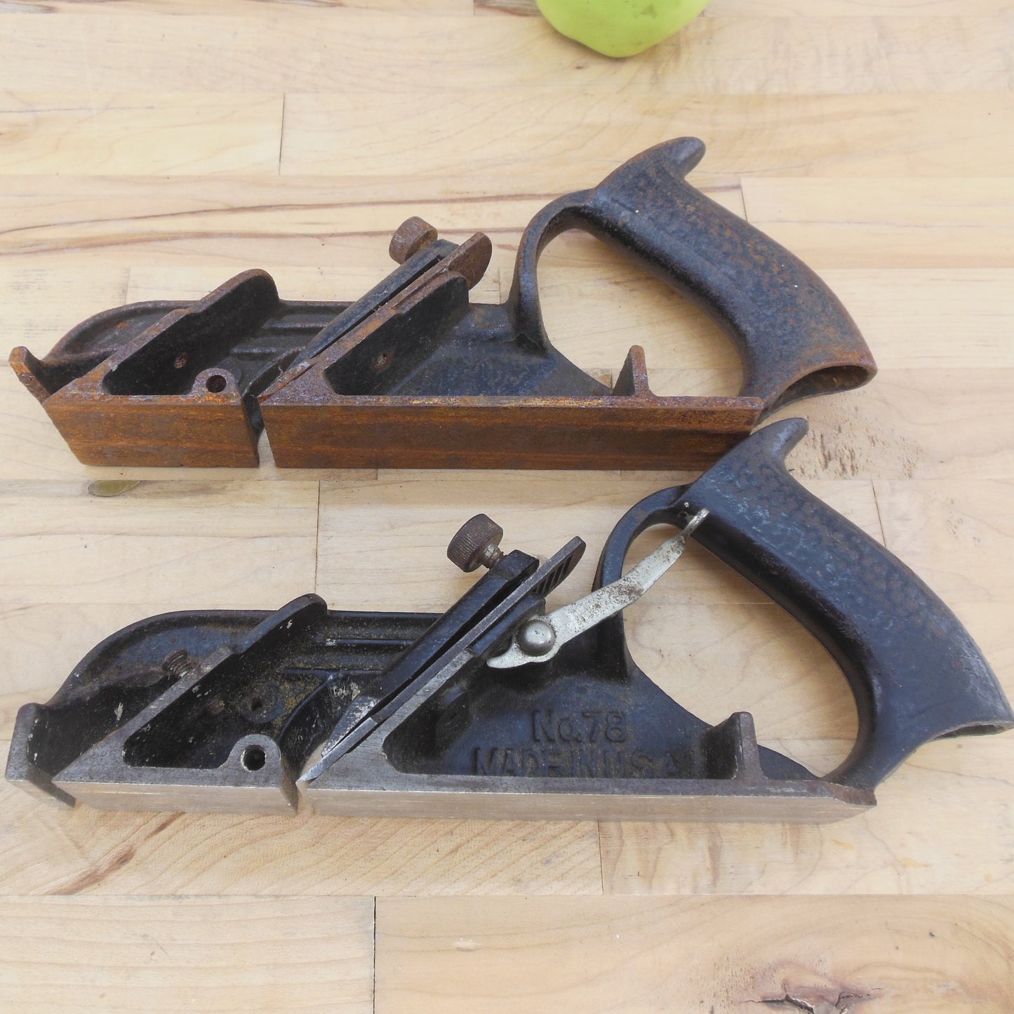 Stanley Pair No. 78 Rabbet Planes Use Repair Parts Vintage