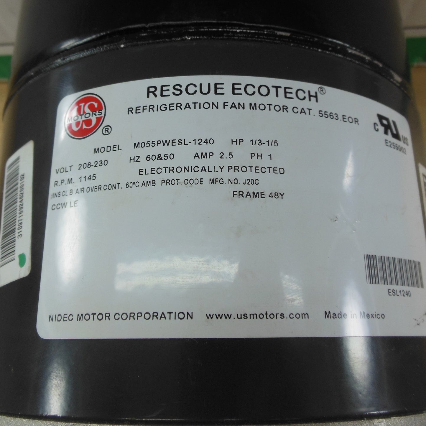 US Motors 5563EOR ECM Refrigeration M055PWESL-1240 Use For 25317501