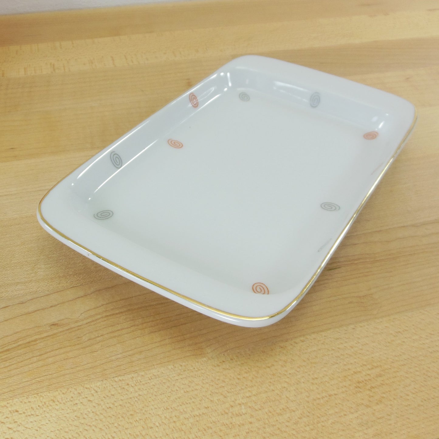 Arzberg Germany Porcelain China ARZ144 Butter Dish Underplate Relish Tray Vintage