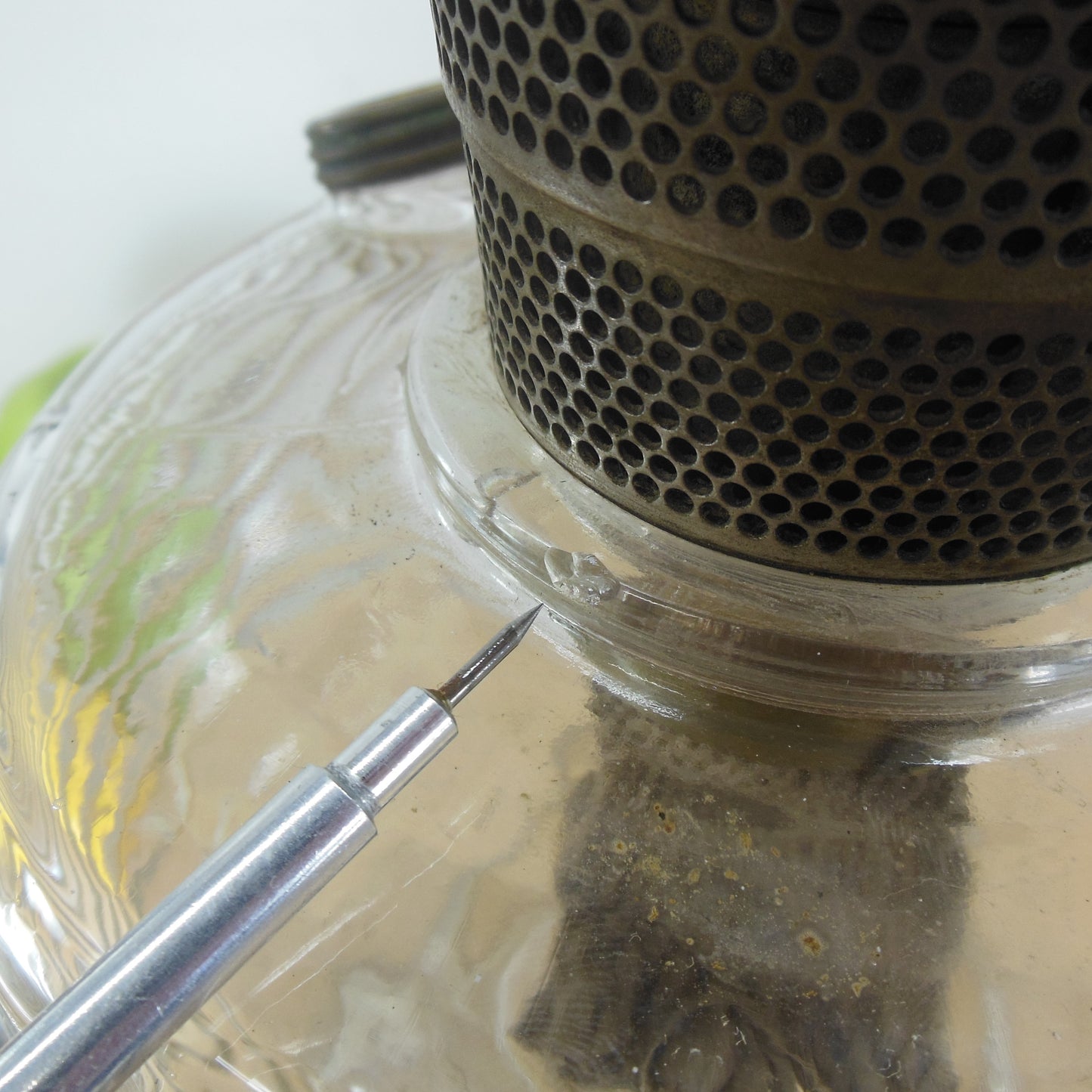 Aladdin Washington B-80 Clear Crystal Beehive Fount & Nu-Type B Chip