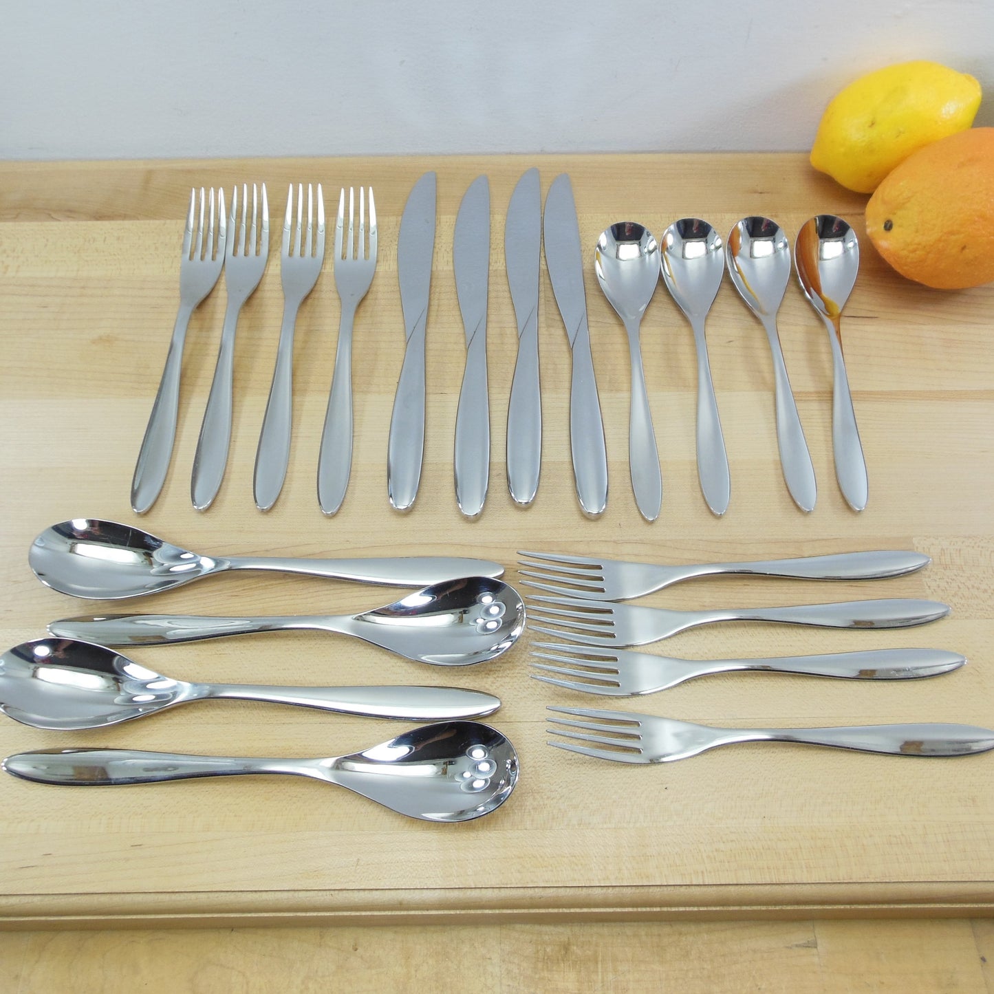 Splendide Mirror Stainless Bella Flatware - Sold in Pairs - Your Choice