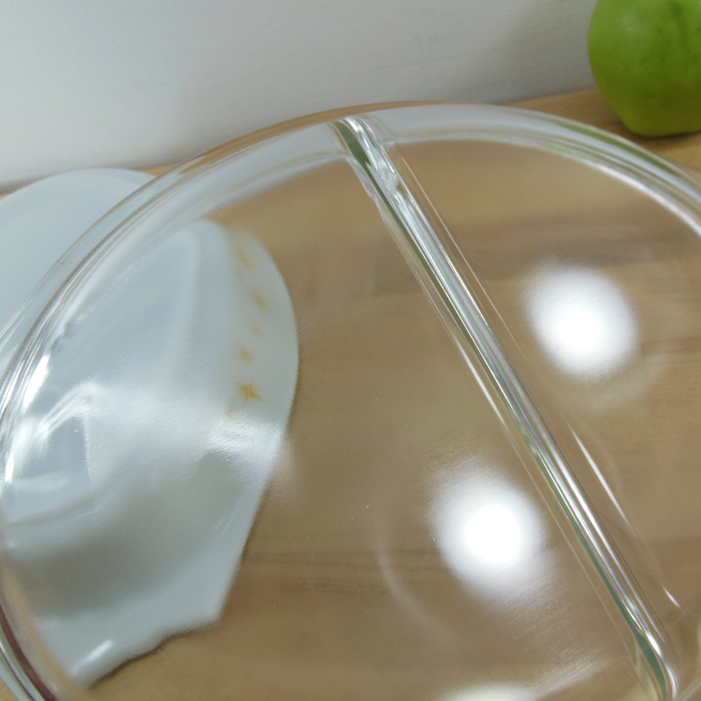 Pyrex Glass USA 1959 Constellation Divided Casserole Dish Starburst Vintage