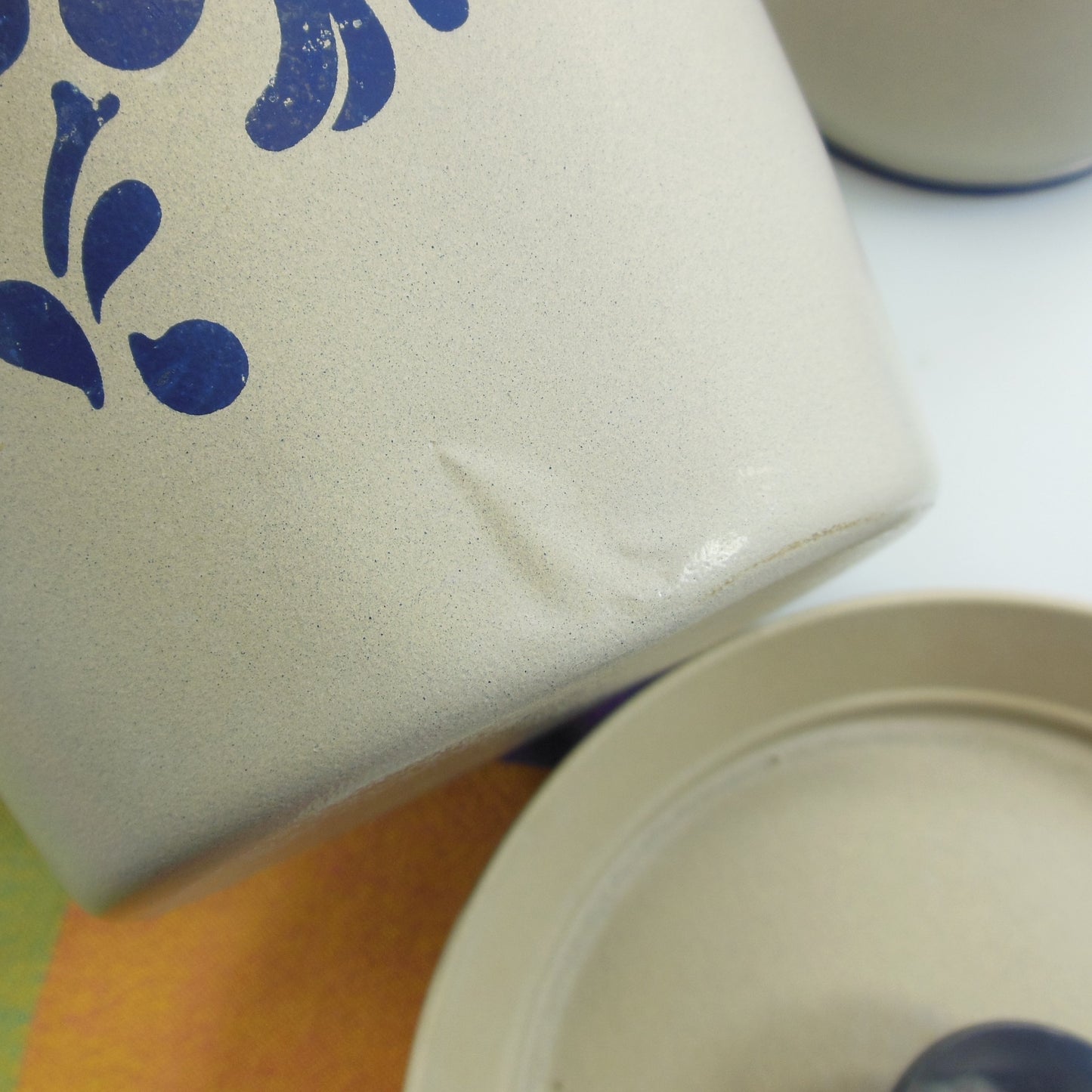 Pfaltzgraff Kromex Folk Art Aluminum Metal Kitchen Canister Set paint bubble