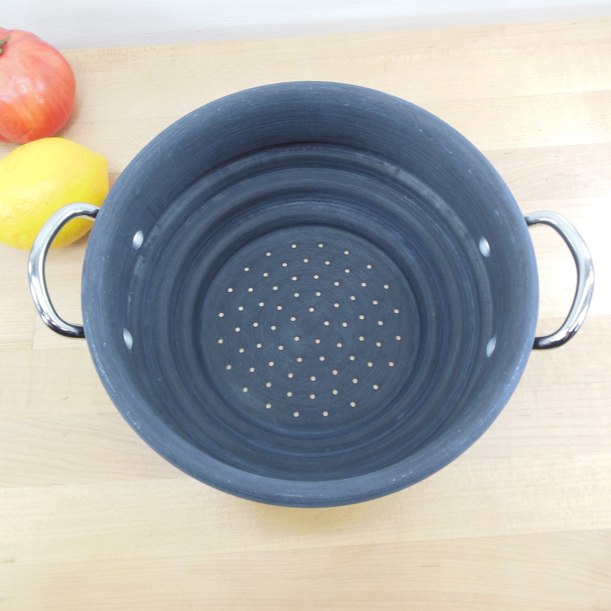Commercial Cookware Calphalon Anodized Aluminum Steamer Insert - Universal Multi Size Vintage