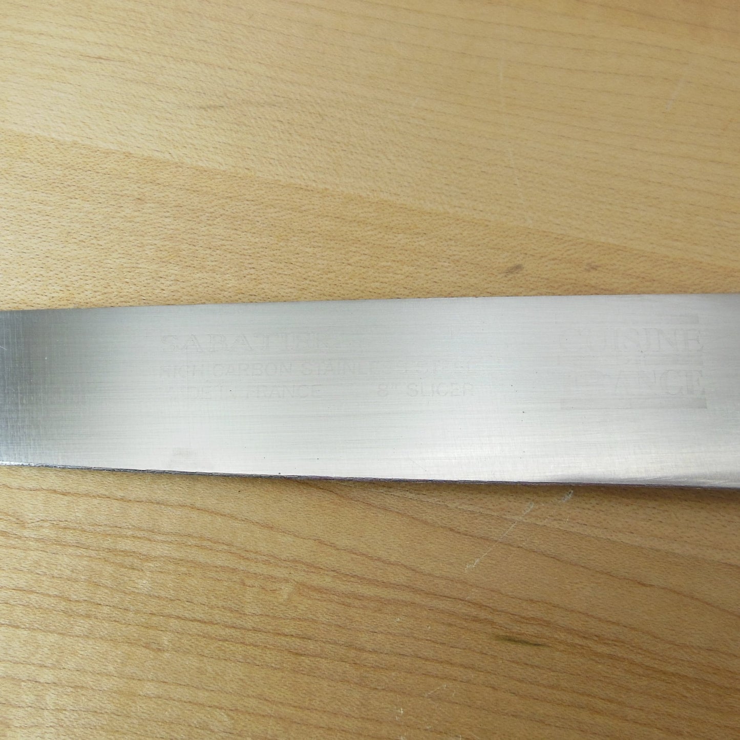 Sabatier Cuisine de France 8" High Carbon Steel Slicer Knife Used