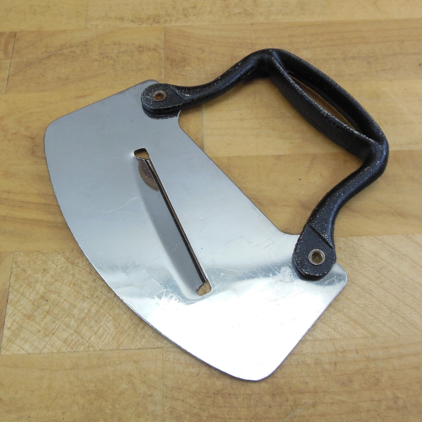 Unbranded Cast Aluminum Stainless Steel Chopper Planer Dough Cutter - D Handle Vintage Used