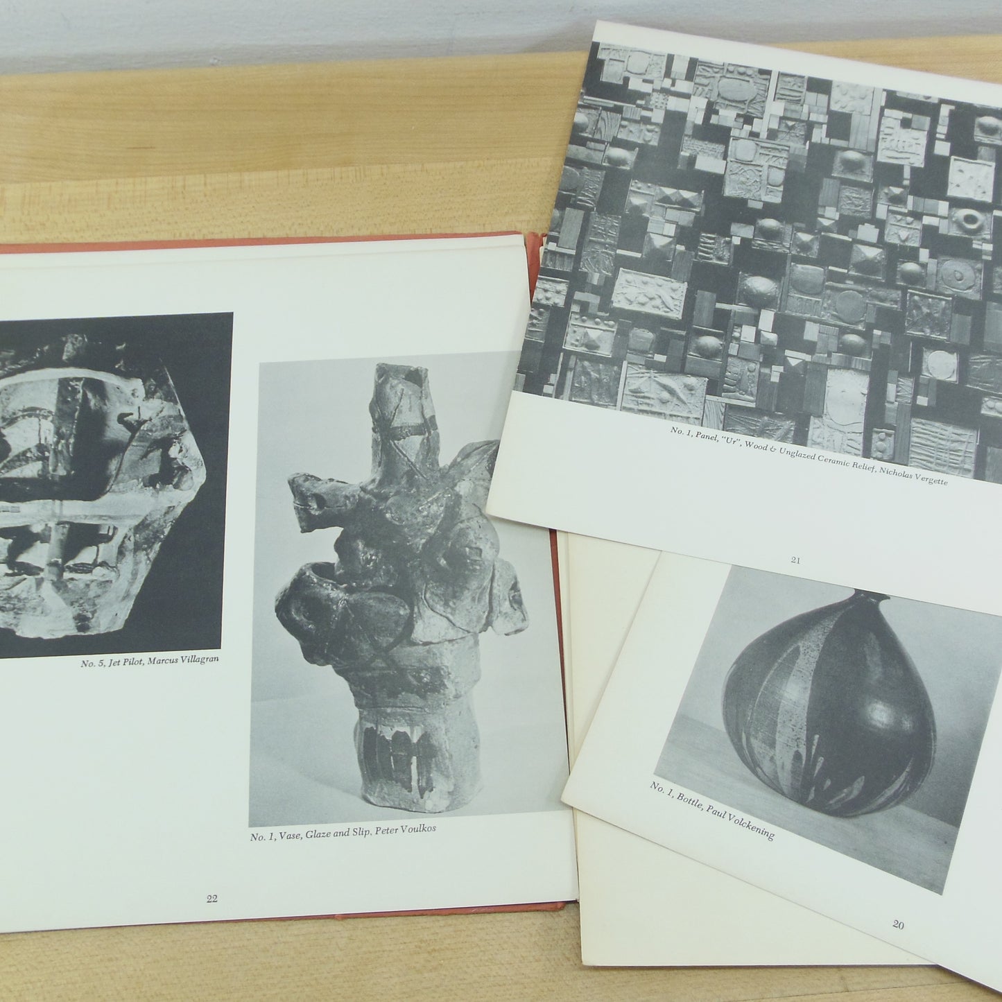 Clay Today 1962-63 The New Gallery Catalog State Univ. of Iowa Pottery used