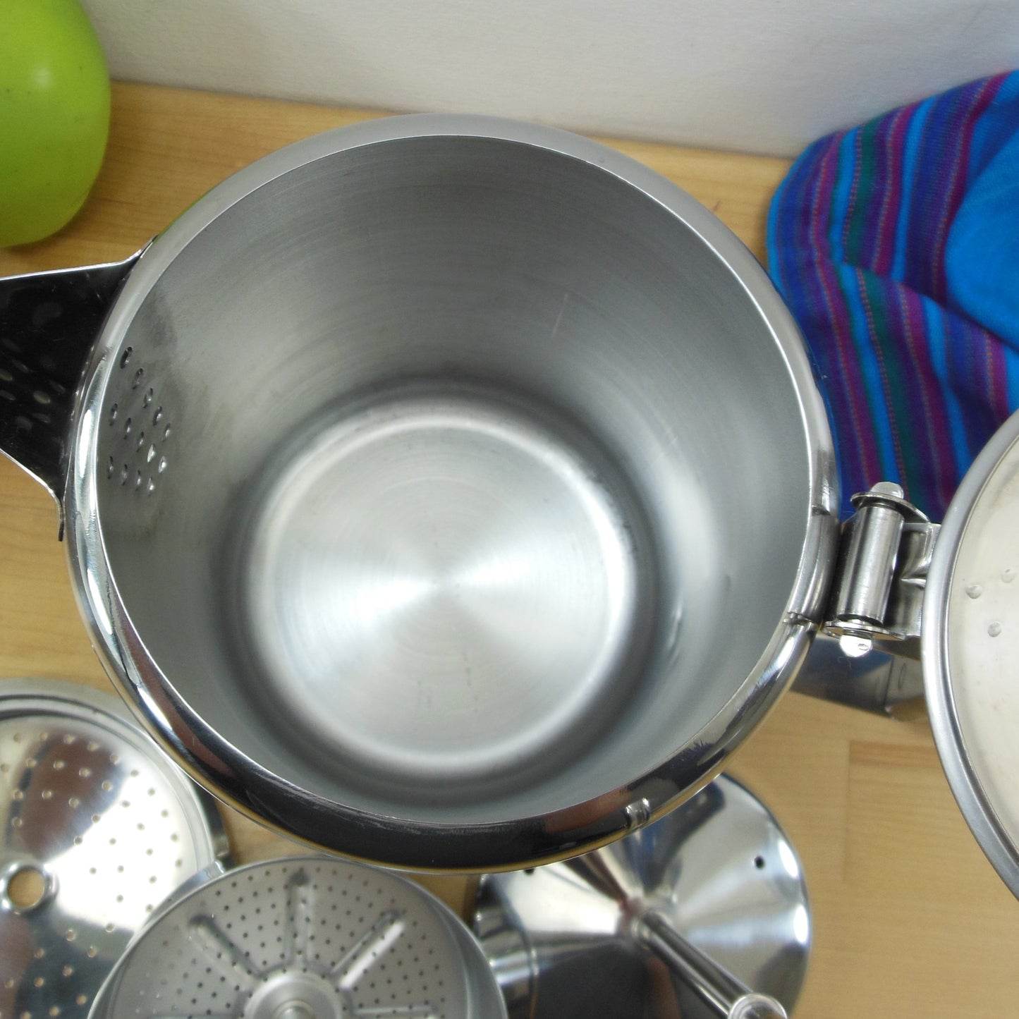 Unbranded 9 Cup Stainless Steel Percolator Coffee Pot Stove Top Camping China