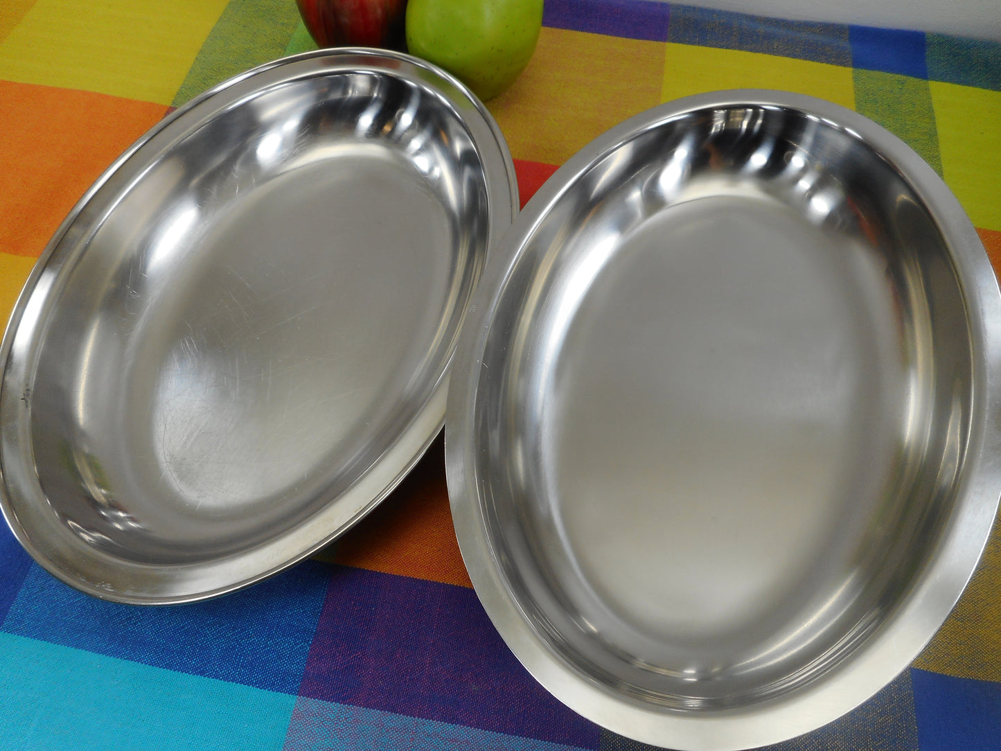 Cohr Denmark Stainless Steel Lidded Oval Covered Casserole Serving Dish Vintage