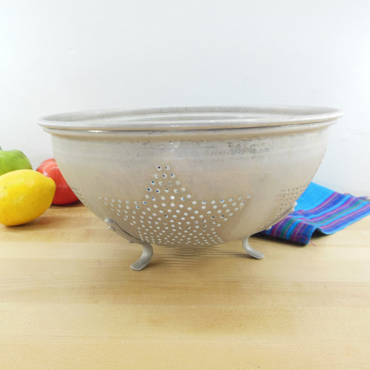 Unbranded 11" Aluminum Colander Strainer 6 Stars - No Handles