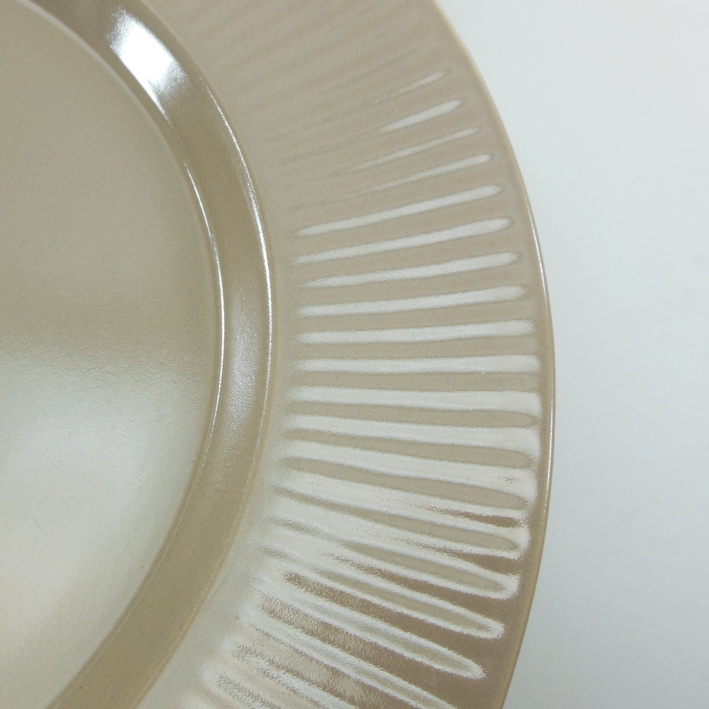 Dansk Japan Niels Refsgaard Unknown Pattern Brown Salad Plates Ribbed Fluted Rim
