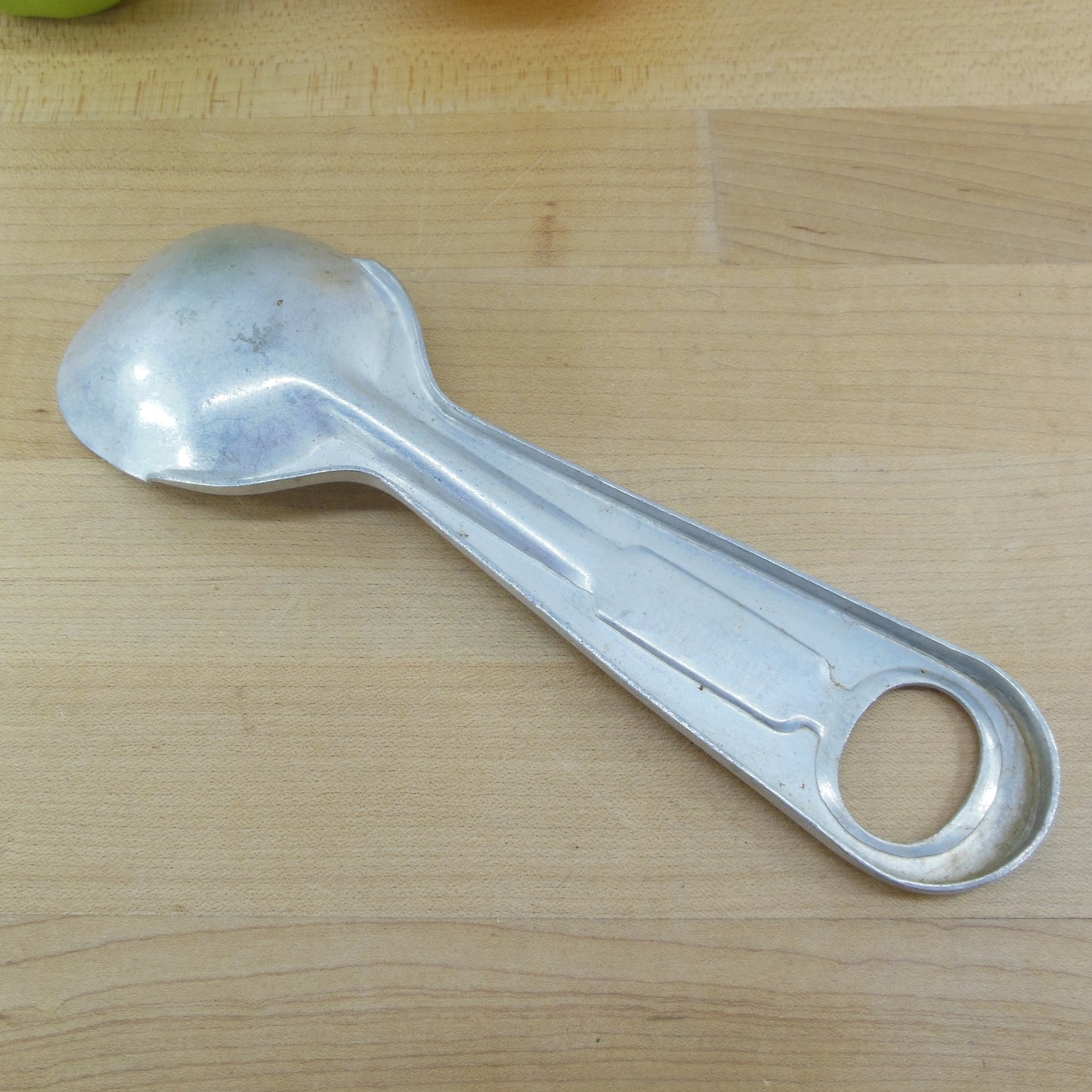 Delvale Ice Cream Baltimore MD Aluminum Scoop Paddle Spoon Spade Used 8"