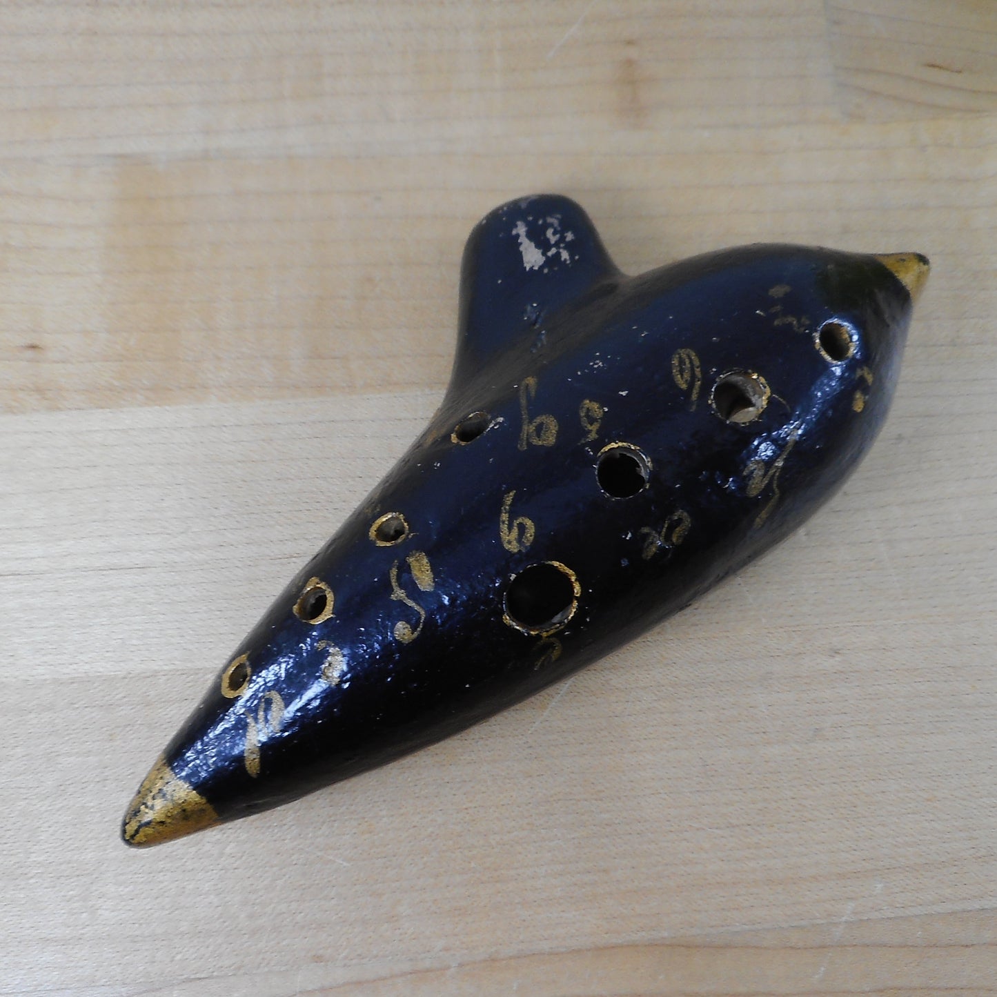 Heinrich Fiehn F4 Ocarina Antique Hand Clay Flute Vienna Austria