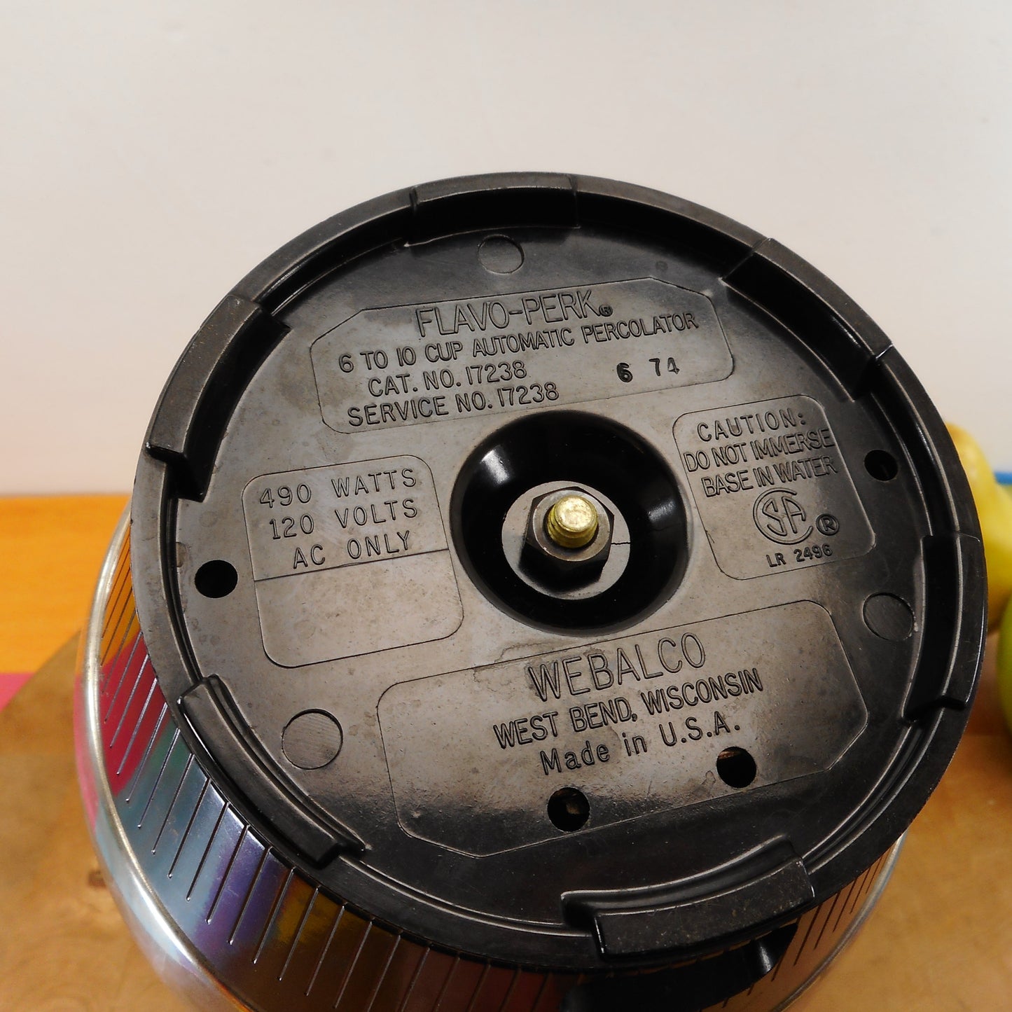 Copy of Welbaco Flavo-Perk West Bend Coffee Percolar 17238 Replacement Part - example2