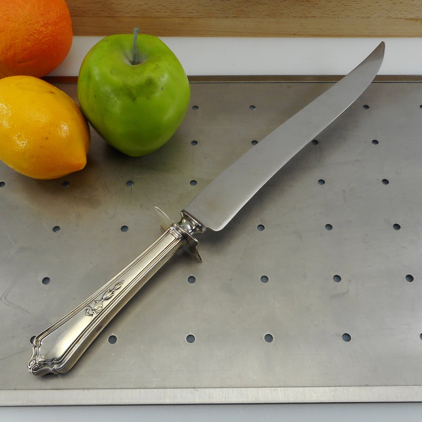 Gorham Shelburne Silverplate 14.5" Carving Knife