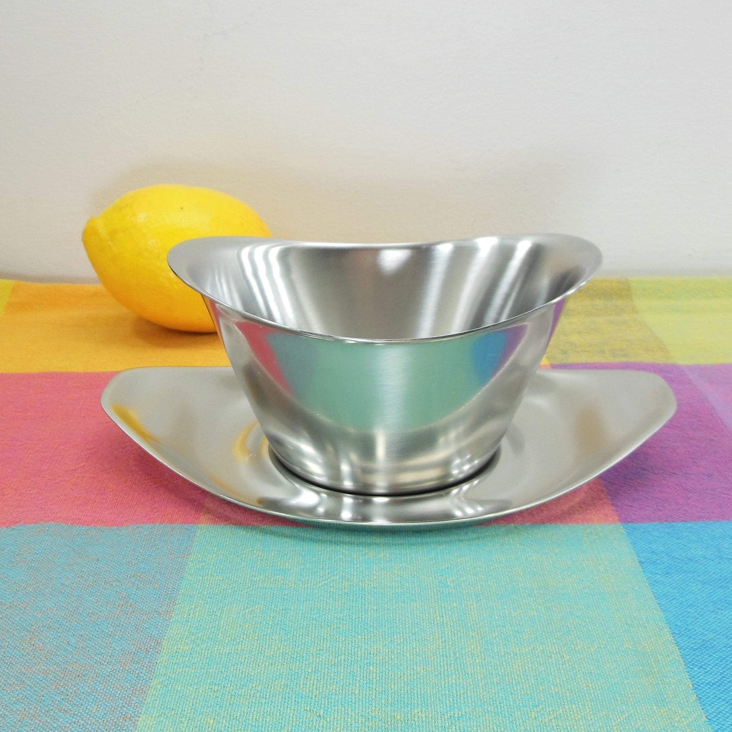 WMF Cromargan Germany Fraser's #6218 Stainless Gravy Boat Condiment Dish
