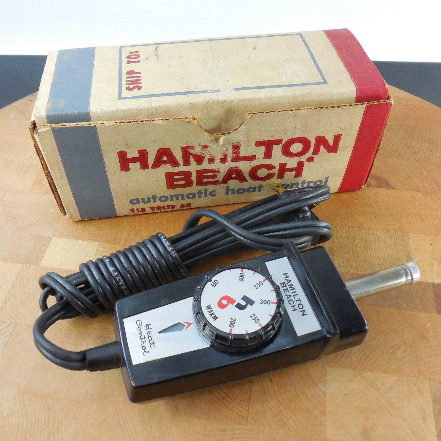 Vintage Electric Fry Pan hamilton Beach With Thermostat, Model