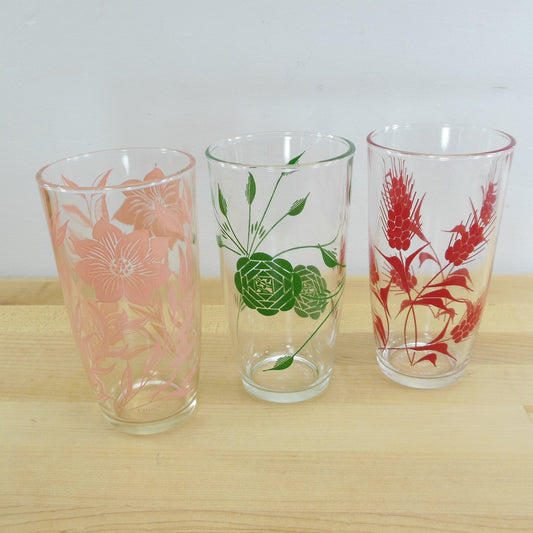 Hazel Atlas Swanky Swig 1 Pint Sour Cream Glass Tumbler - Your Choice