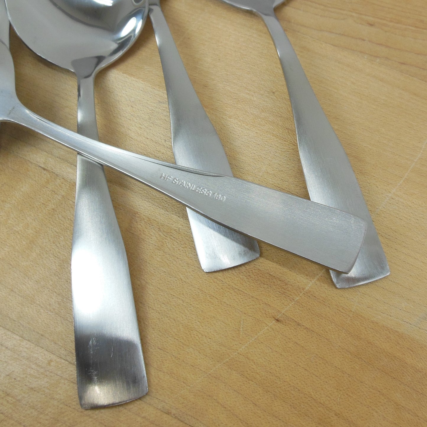HF Stainless 180 Round Spoon Spoons - 8 Set Monmouth Style Hanford Forge