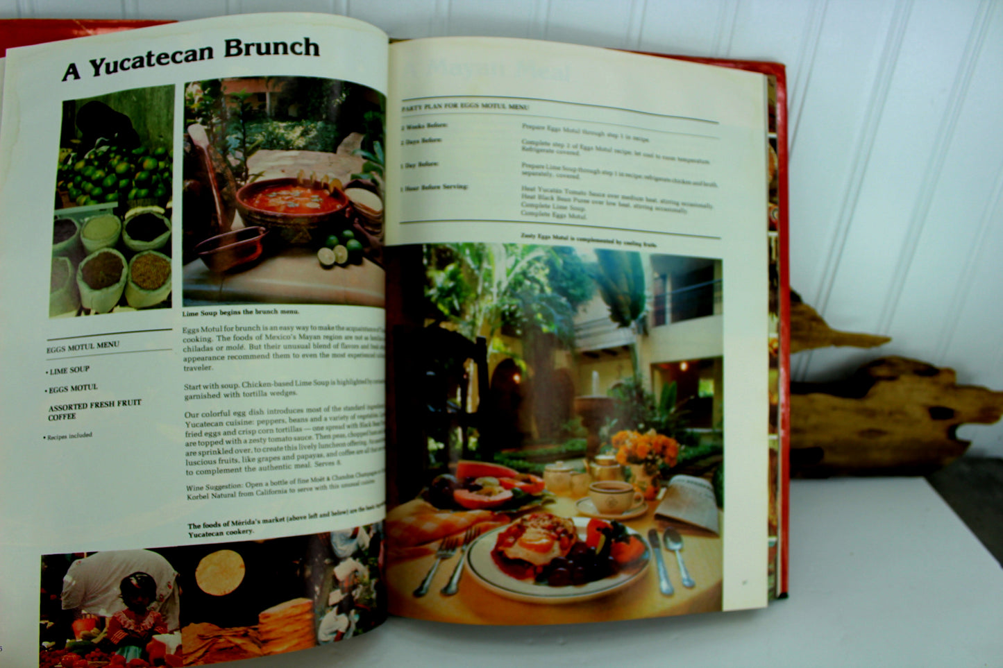 Cookbook Entertaining Internationally 1977 International Party Event Sphere Magazine Hardback