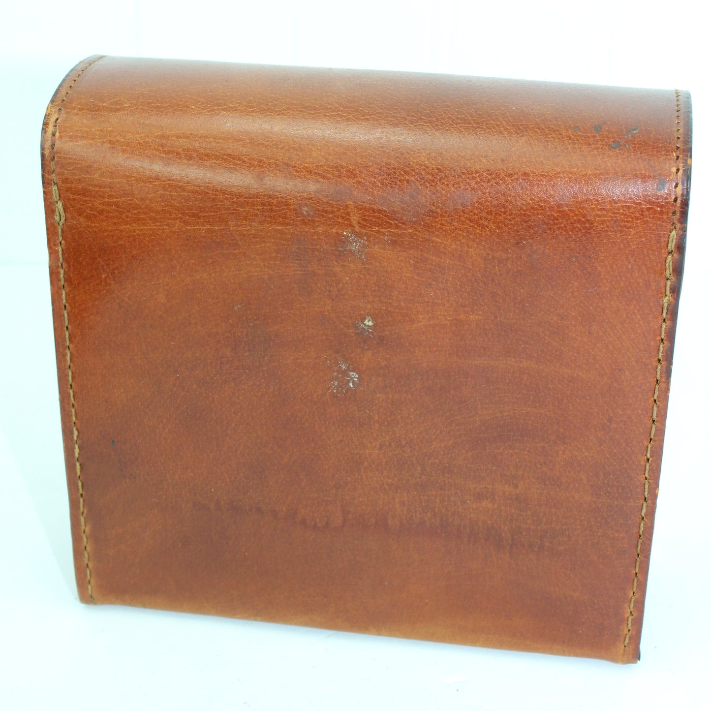 Leather Travel Box England 2 Brushes Tortoise Comb Excellent Gentleman's Treasure travel kit