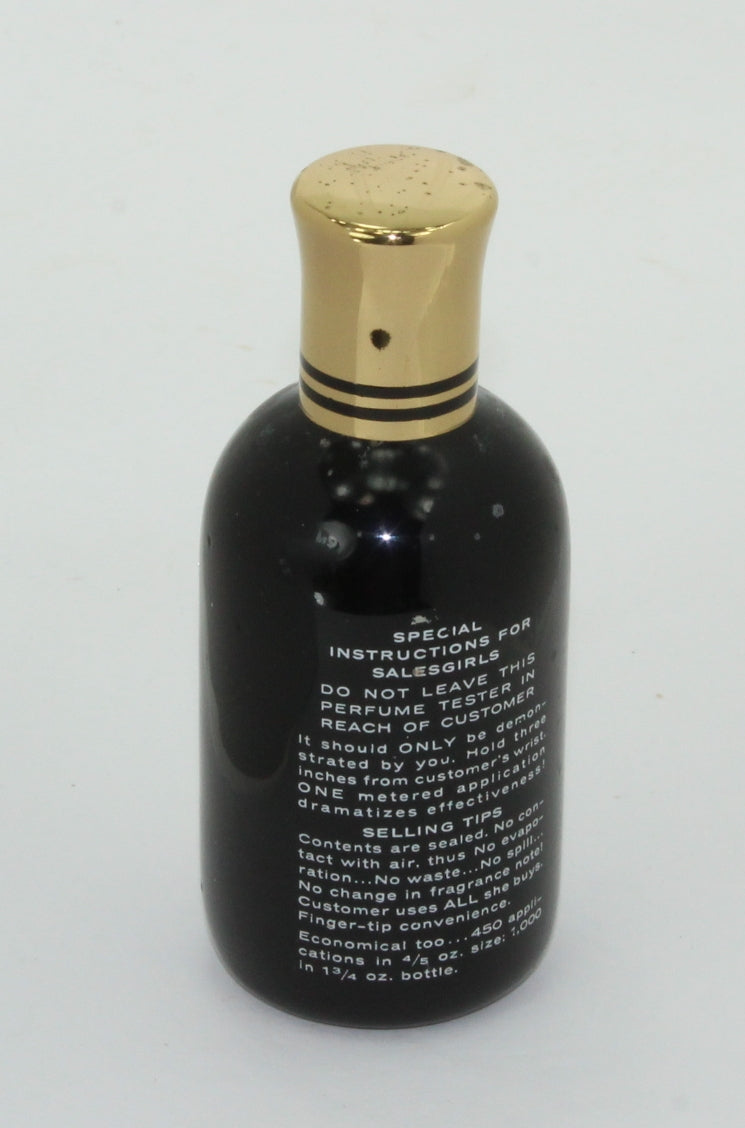 Chantilly Houbigant Perfume 1950s Demonstration Factice Bottle Chauvinistic "Instructions to Salesgirls" factice perfume bottle