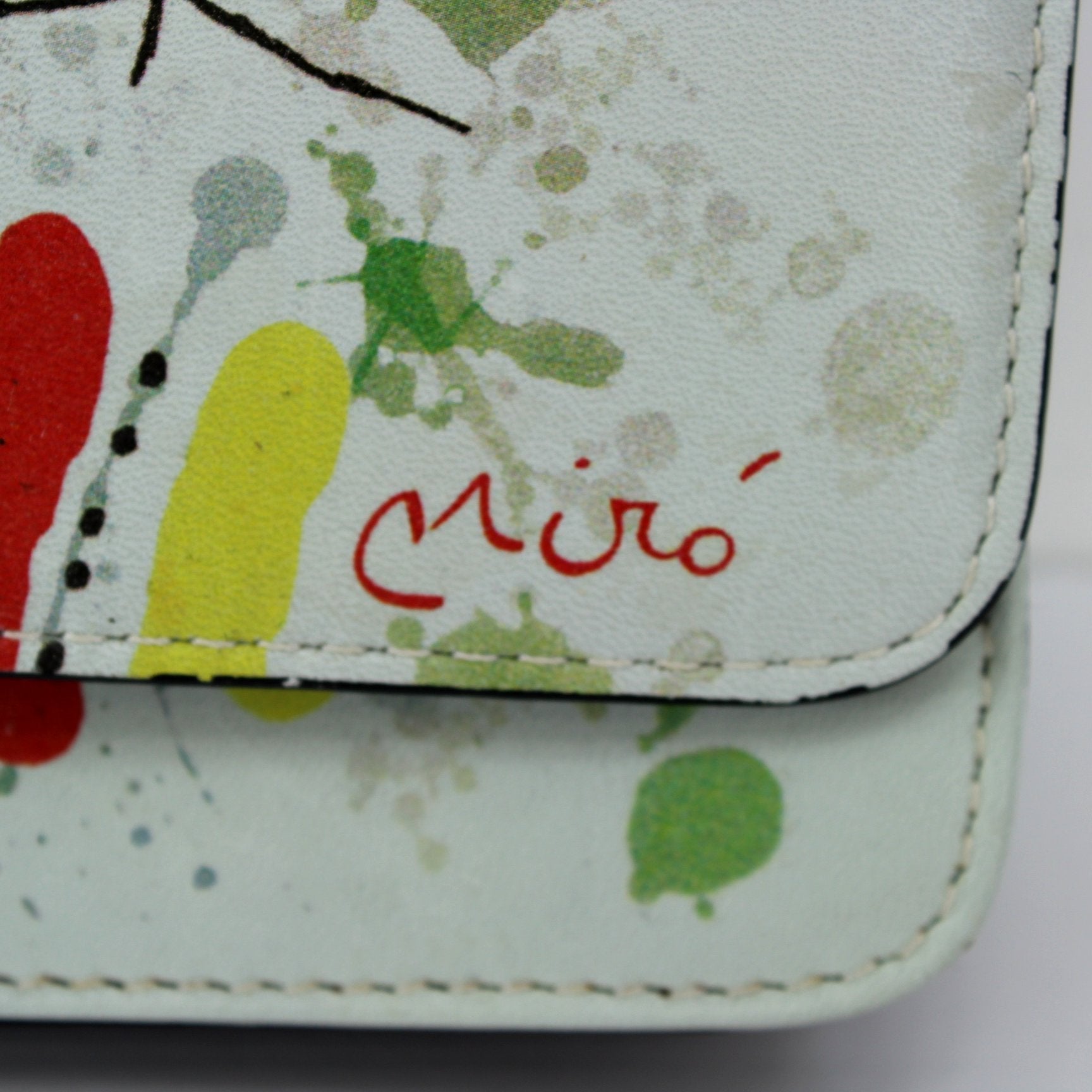 Icon Los Angeles Clutch Purse Miro Singing Fish Design New Unused miro signature