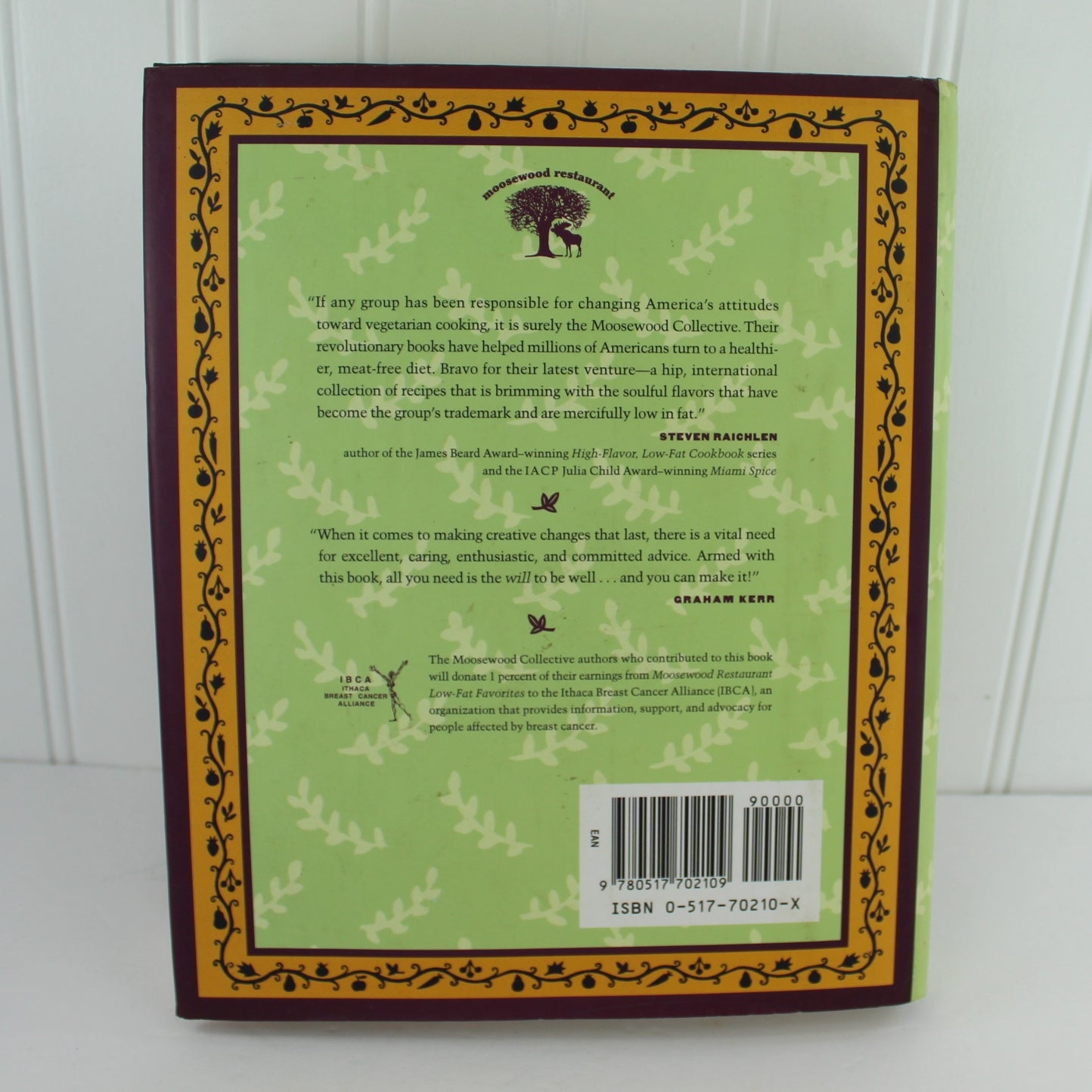 Moosewood Restaurant Low Fat Favorites Recipe Cookbook 1996 1st Edvery good condition