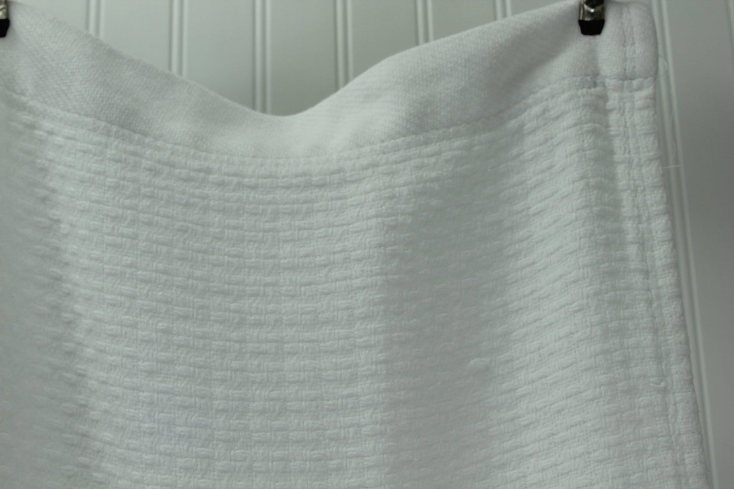 White Cotton Blanket 100% Cotton Home Collection Heavy King 101" X 82" King Queen big