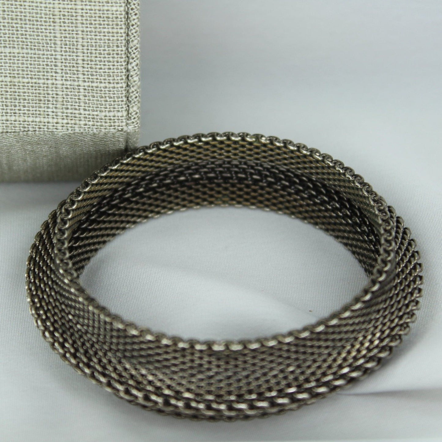 Wire Mesh Bracelet Handsome Dark Metal Bangle heavy metal