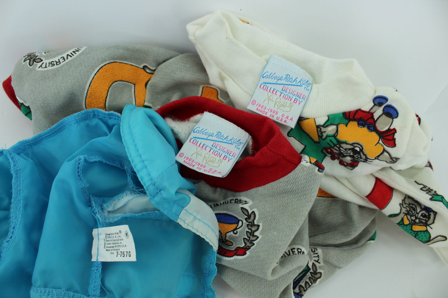 Designer Collection Shirts Cabbage Patch Xavier Roberts USA Windbreaker 1985 Coleco original tags remain