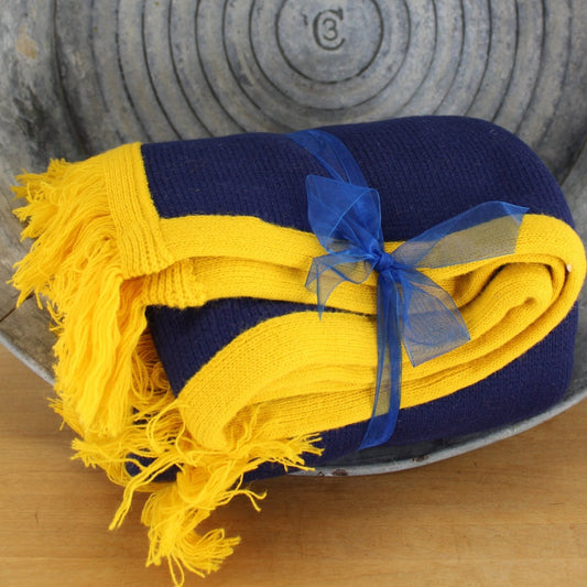 world series golf blanket sweater knit with logo