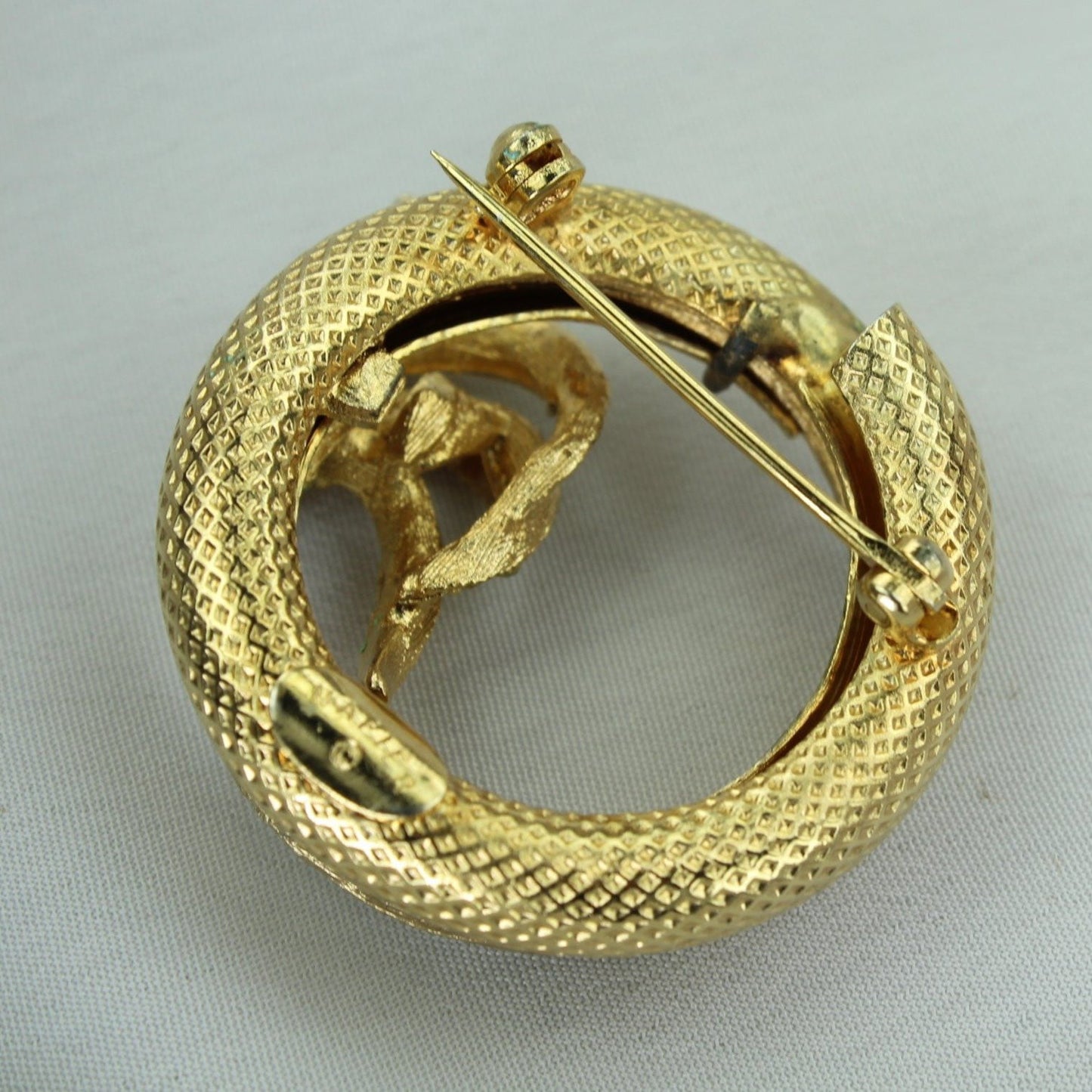 Vintage NAPIER Pin Dawn To Dusk Convertible Rhinstones Galore designer