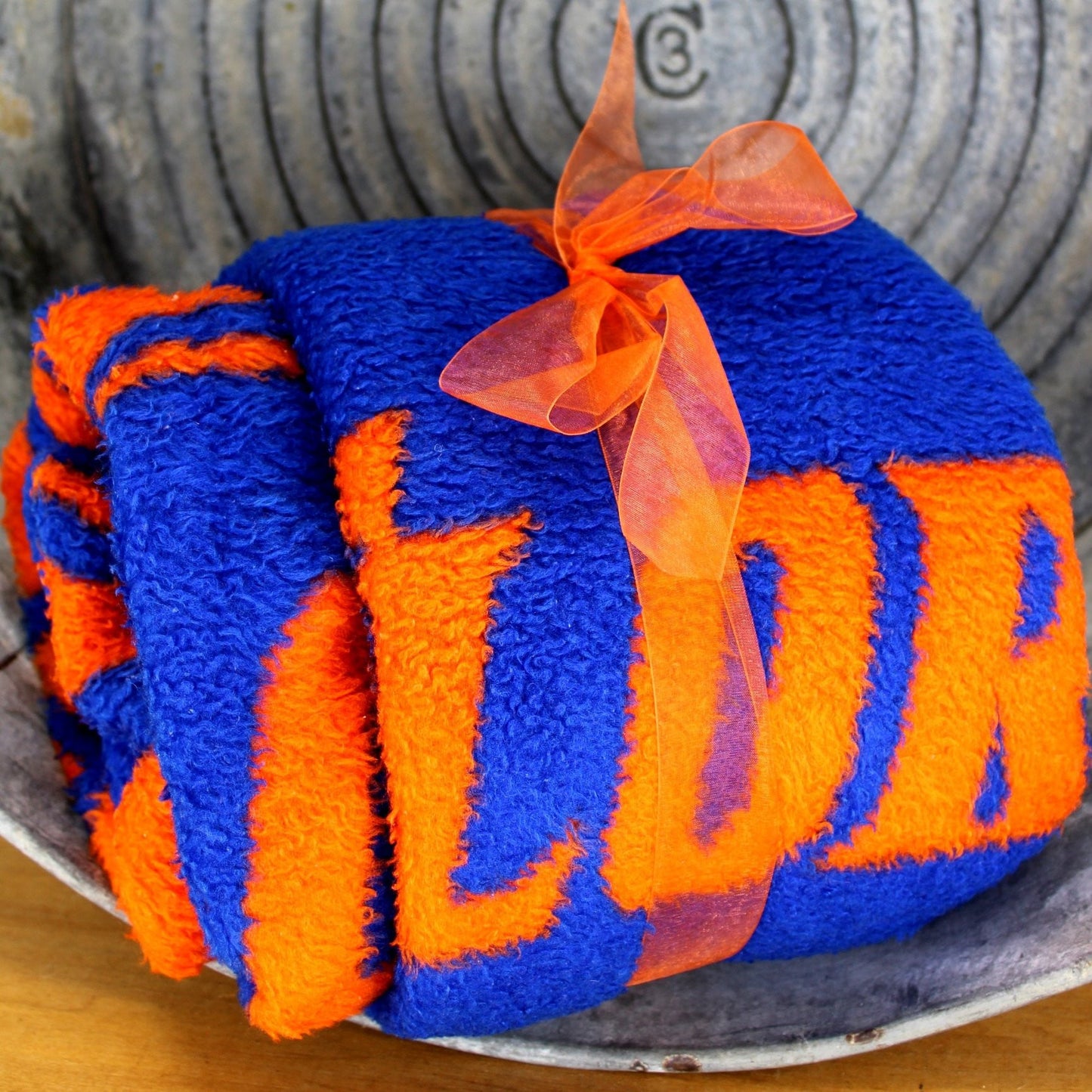 Biederlack Acrylic Blend Throw Blanket - "Florida Gators" UF Gator Logo - 53" X 48" USA