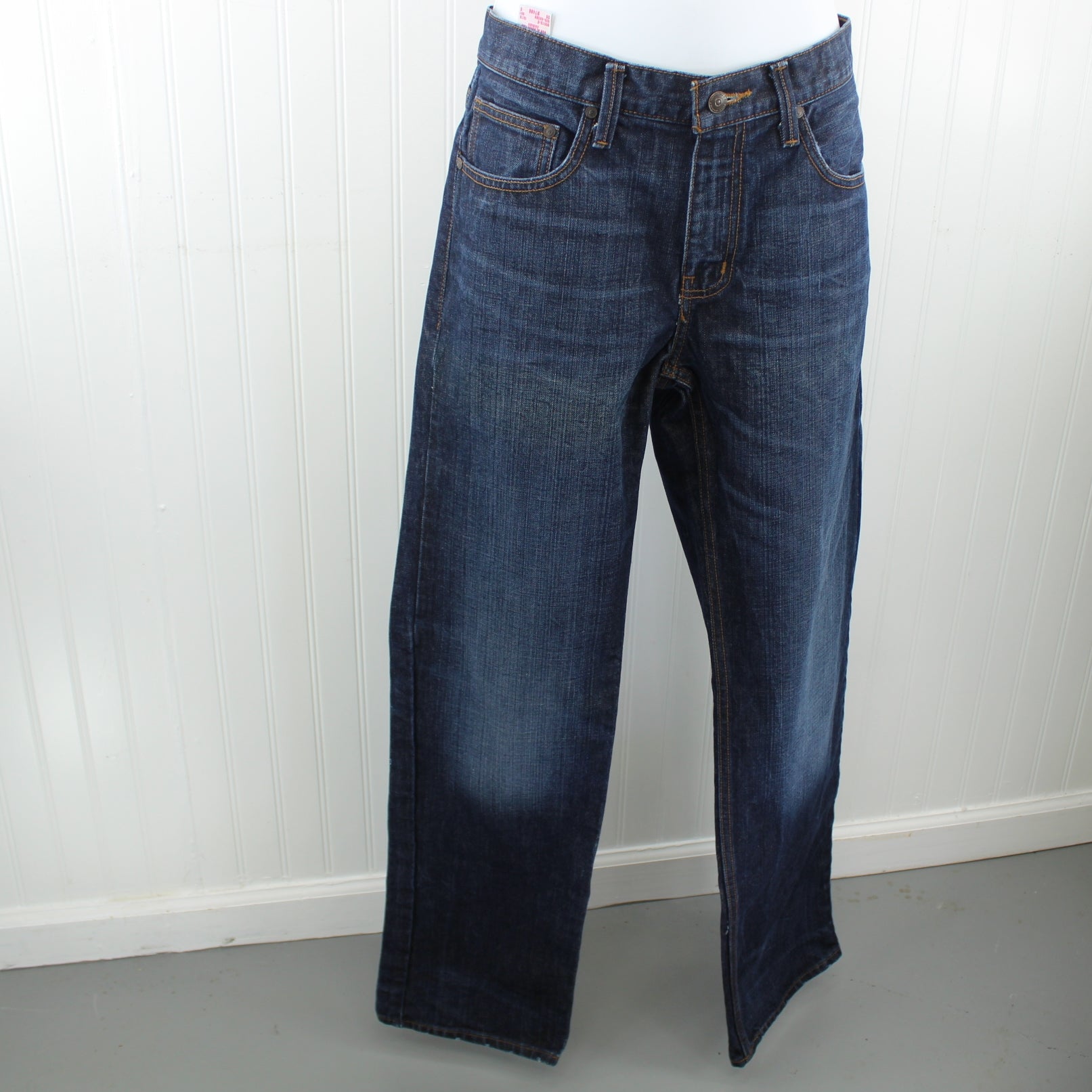 – 100% Dark 32 Cotton Blue Straight X Cut & Kitchen Arizona Jeans Home Olde 32