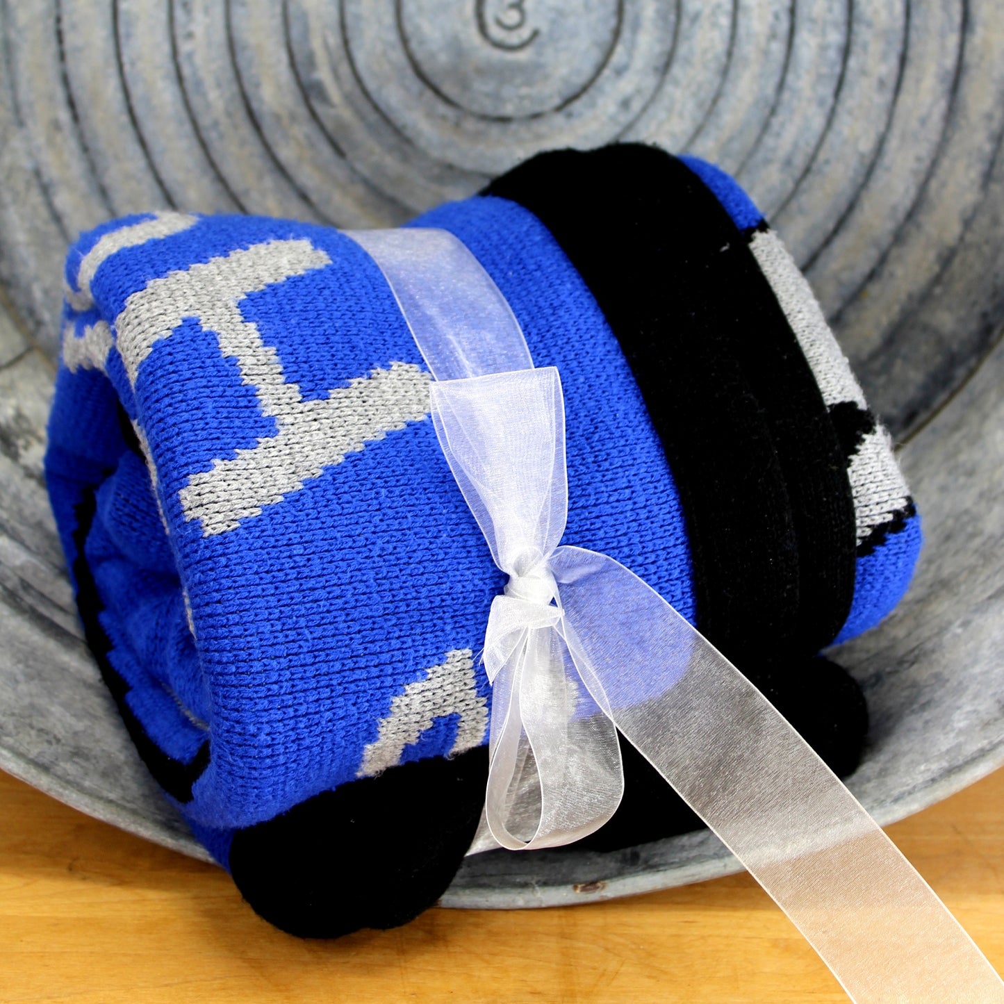 Logo Knits WW-P Stadium Blanket - High School Windsor NJ - Ice Hockey