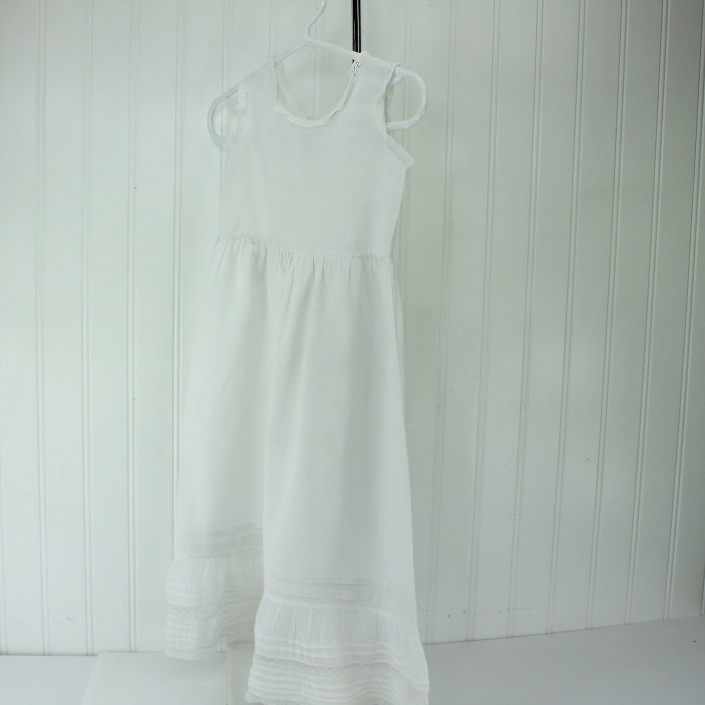 Collection 5 Pieces Infant Victorian Christening Summer Dresses Lace Embroidery Organdy Great for Large Dolls victorian doll clothes