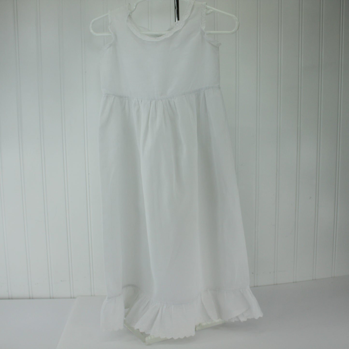 Collection 5 Pieces Infant Victorian Christening Summer Dresses Lace Embroidery Organdy Great for Large Dolls slip dresses for old dolls