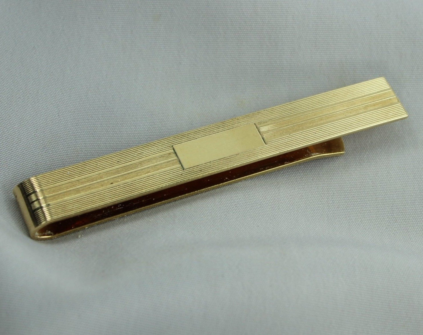 Vintage A & Z Tie Bar Money Clip Vintage Gold Filled Vintage